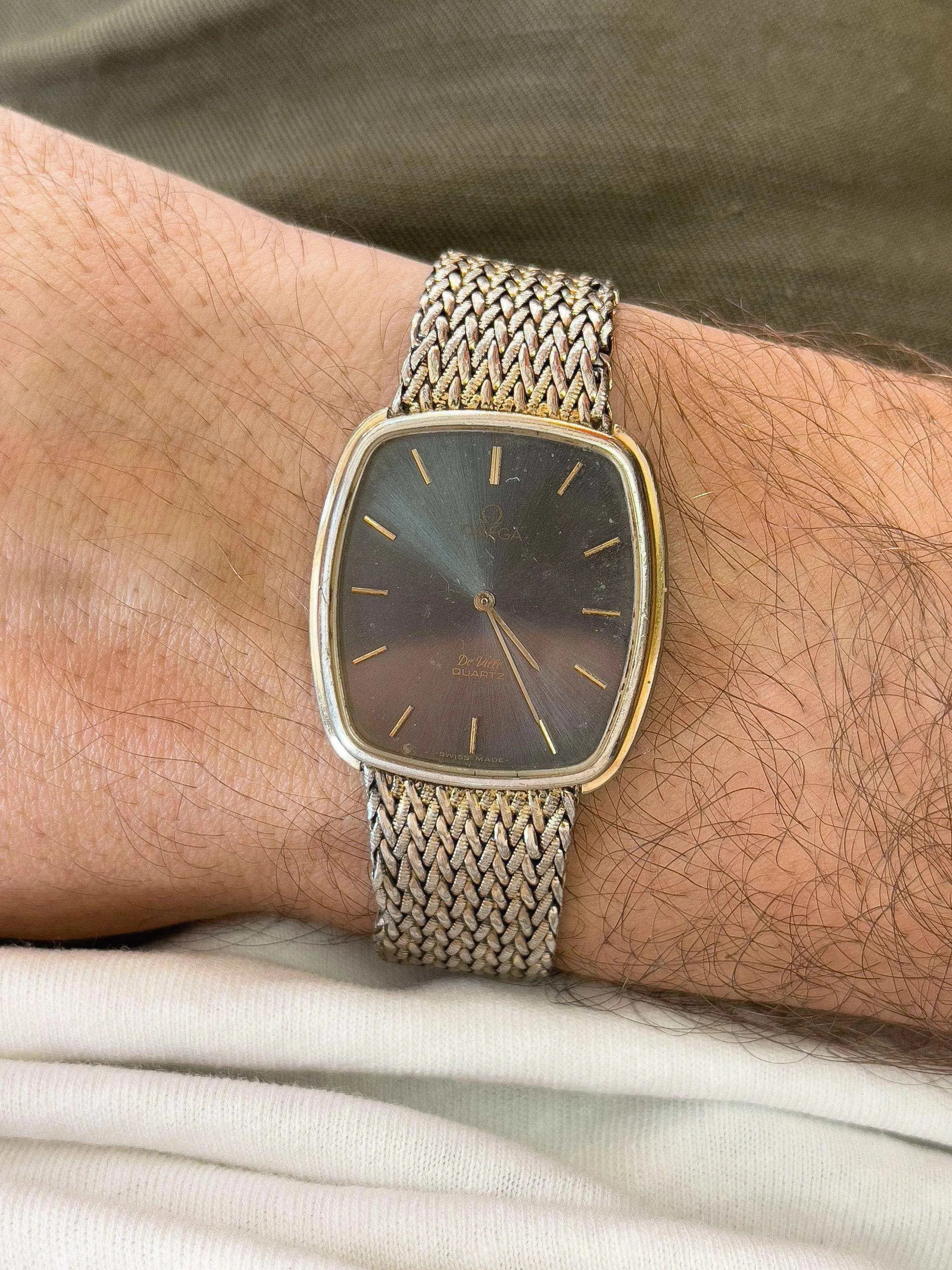 Omega - De Ville Grey Maille - 1970’s - Atelier Victor Paris - Vintage Watch Shop Dubai