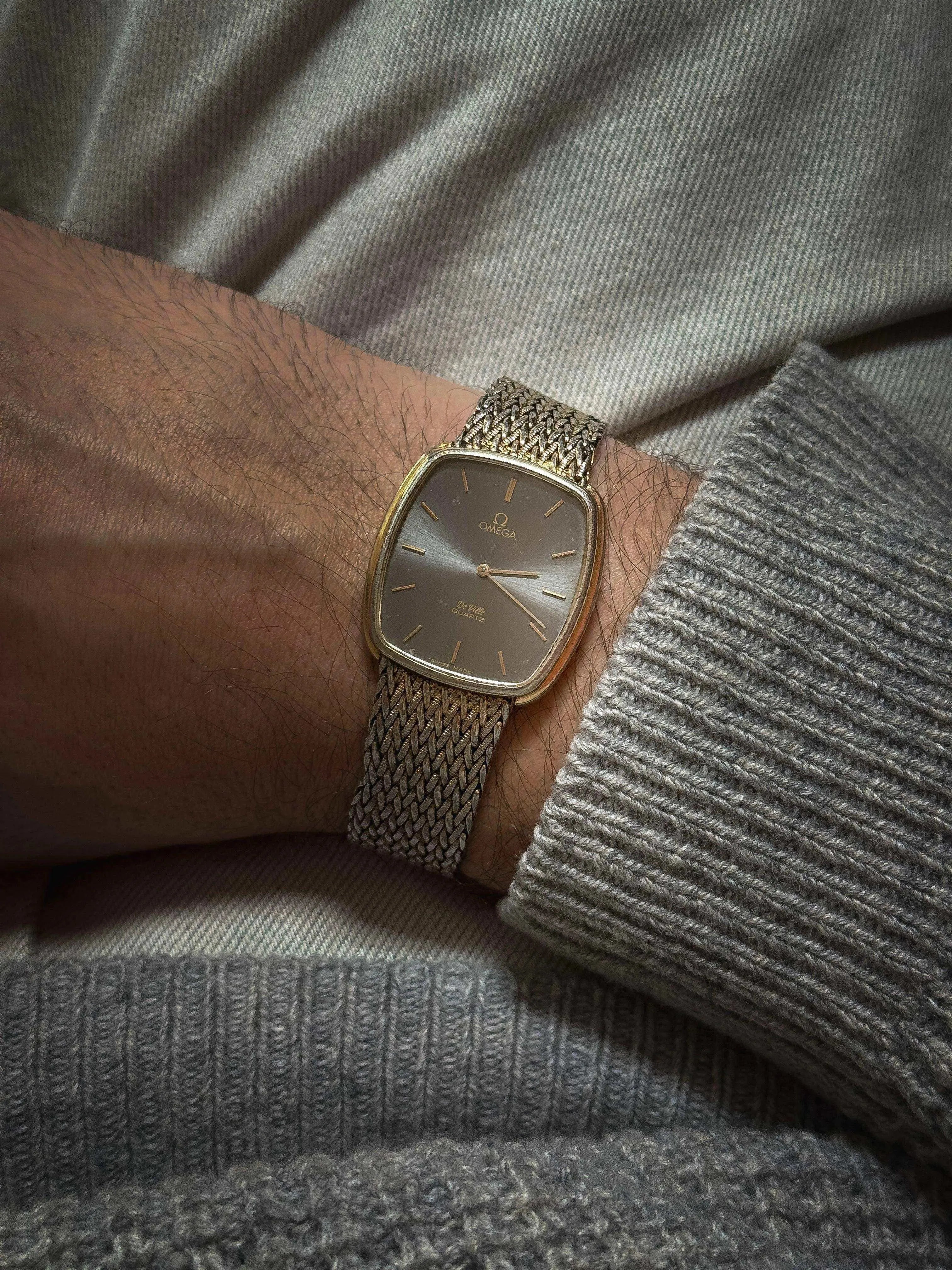 Omega - De Ville Grey Maille - 1970’s - Atelier Victor Paris - Vintage Watch Shop Dubai