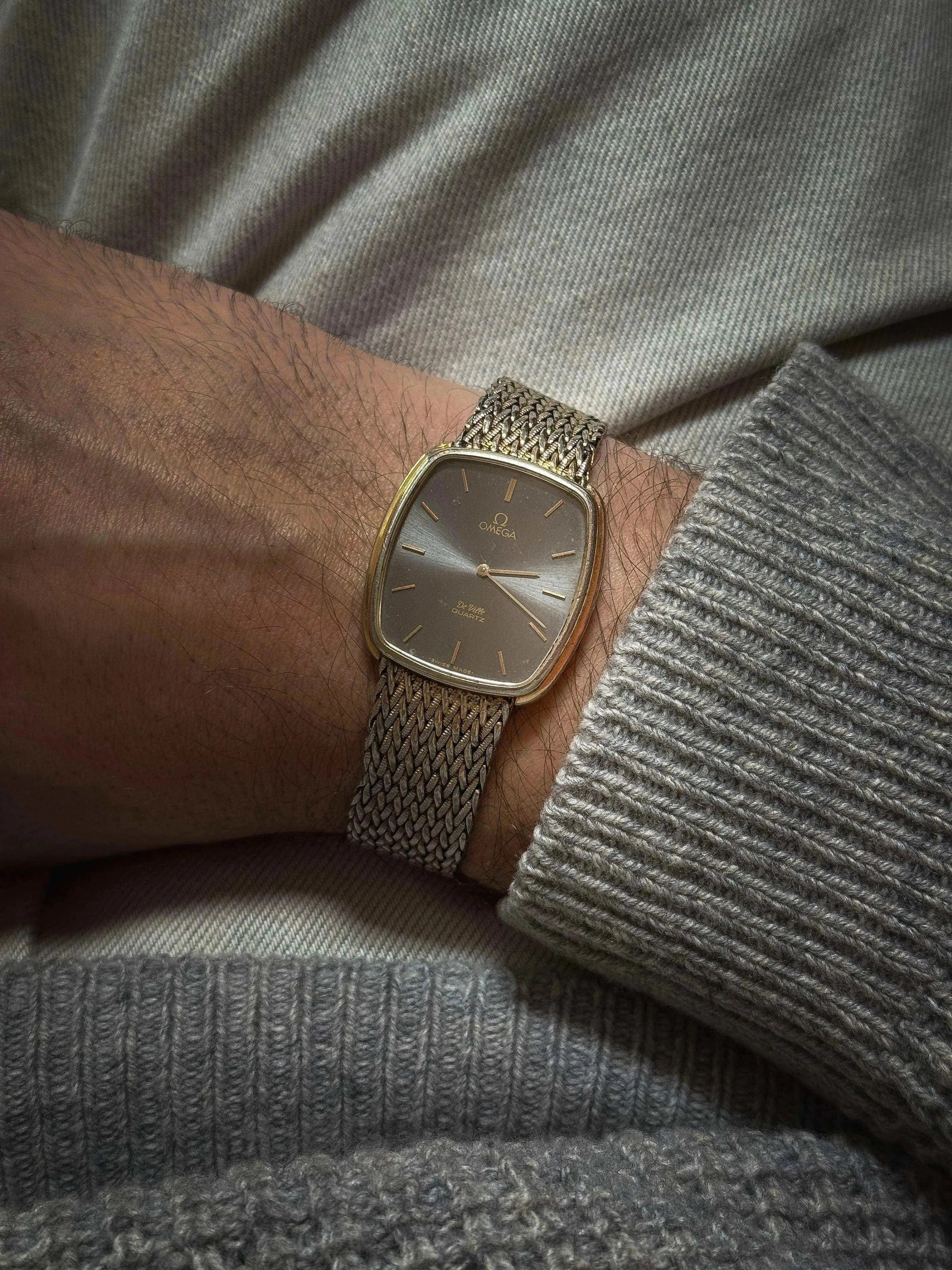 Omega - De Ville Grey Maille - 1970’s - Atelier Victor - Vintage  Shop