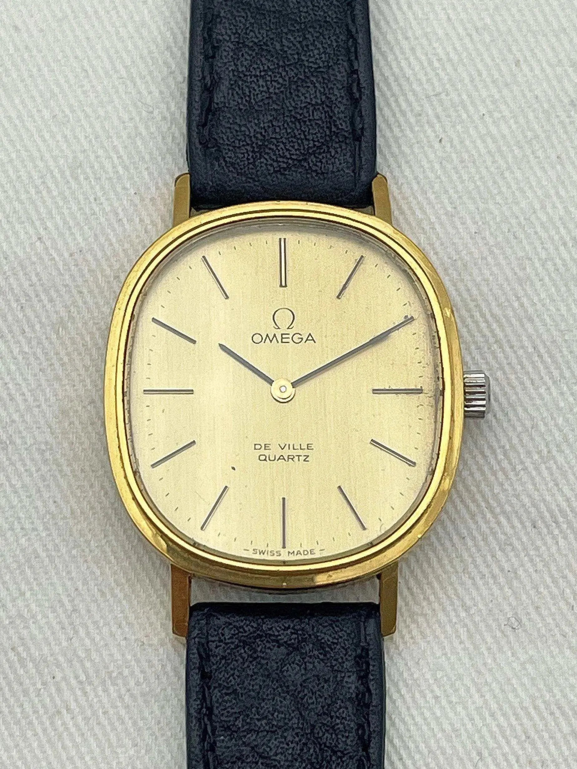 Omega - De Ville Oval Gold Quartz - 1977 - Atelier Victor Paris - Vintage Watch Shop Dubai