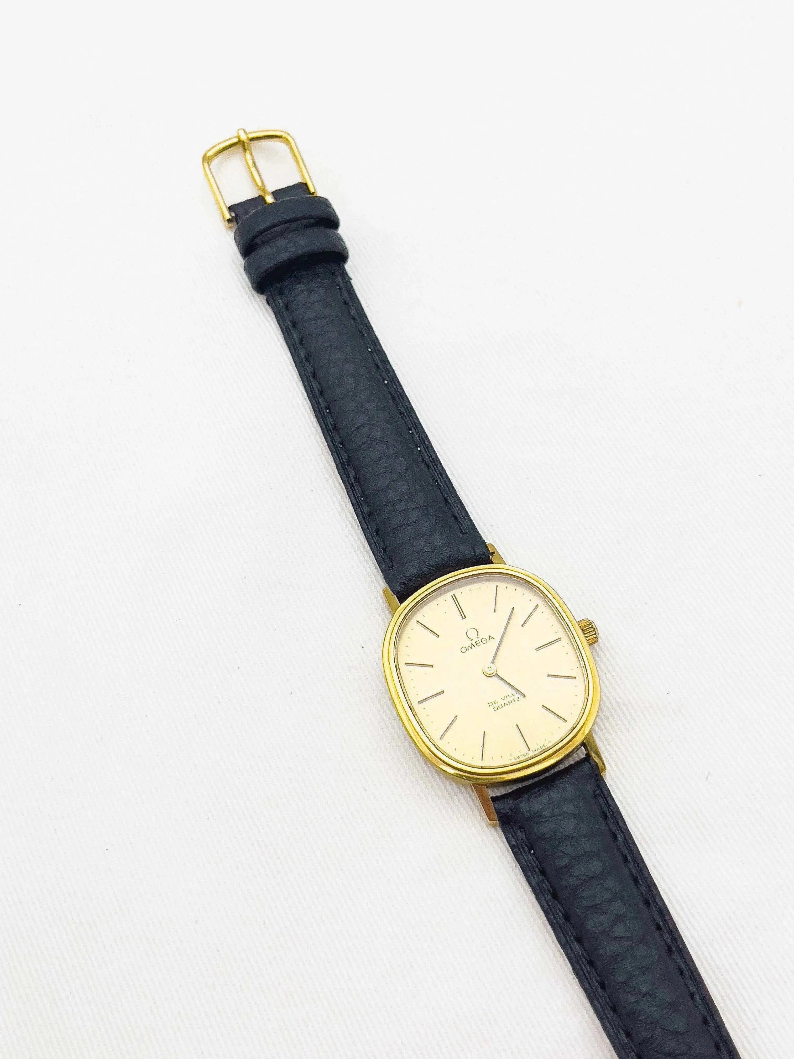 Omega - De Ville Ovale Plaqué or - 1975 - Atelier Victor Paris - Vintage Watch Shop Dubai