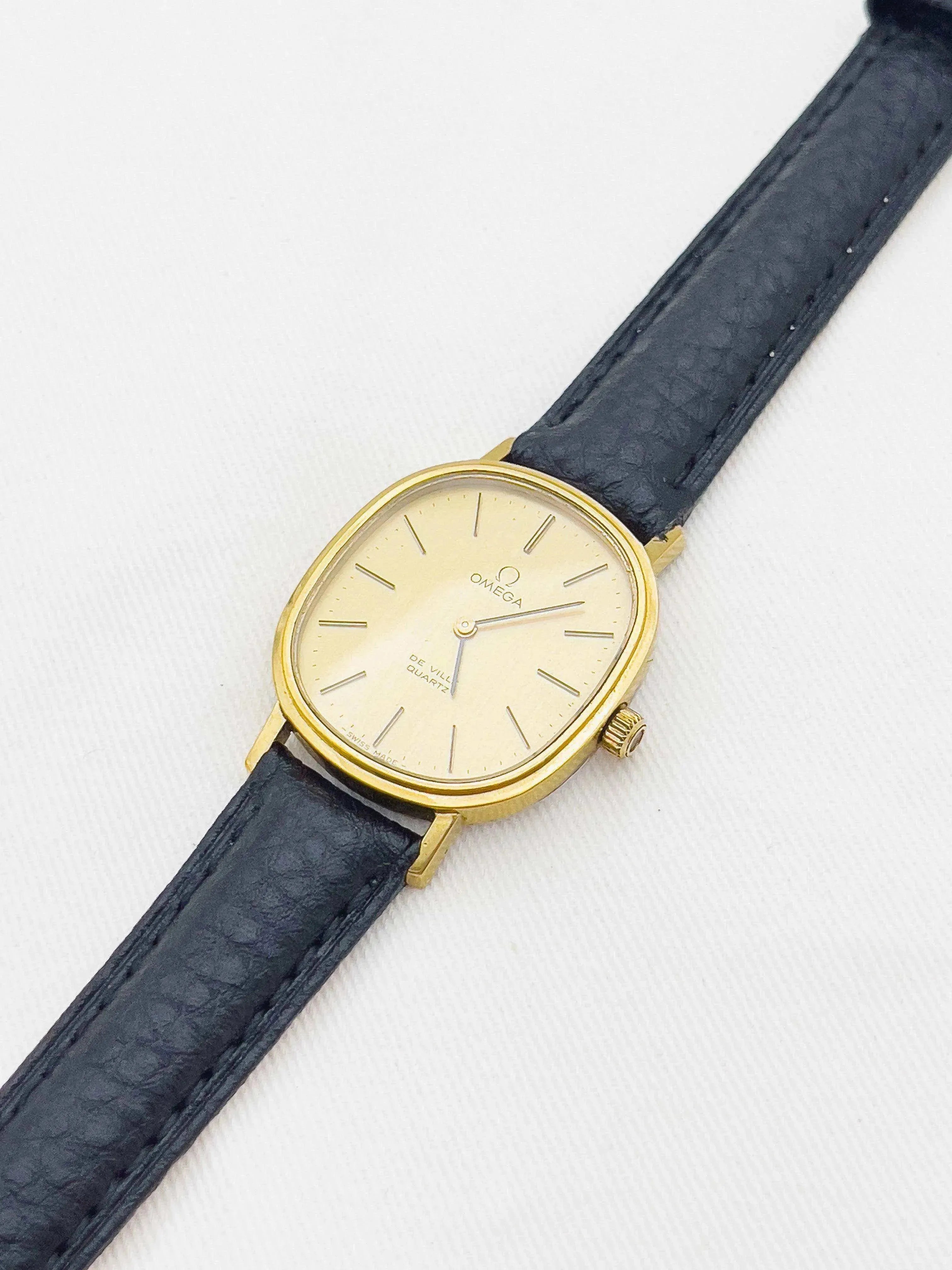 Omega - De Ville Ovale Plaqué or - 1975 - Atelier Victor Paris - Vintage Watch Shop Dubai