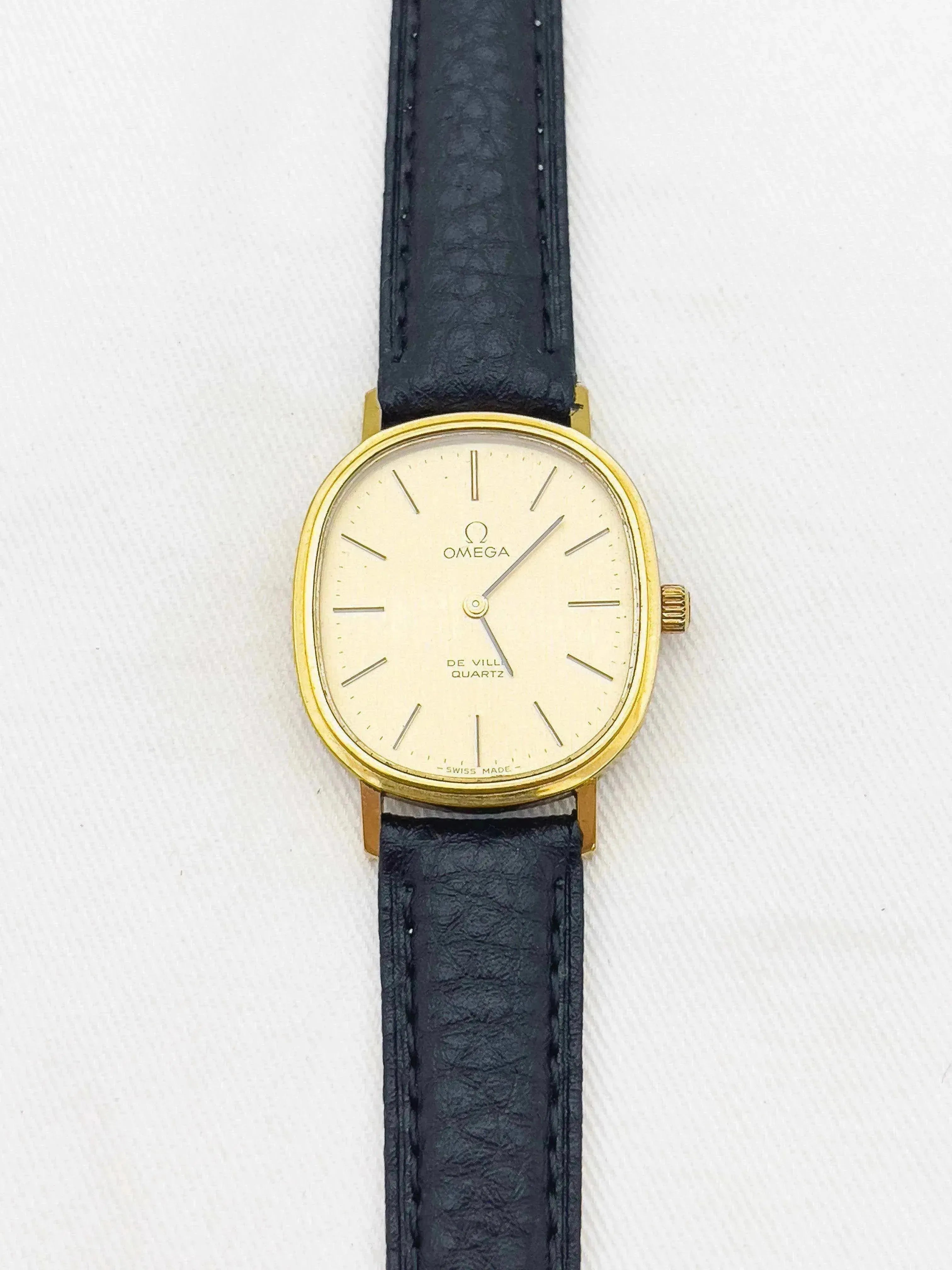 Omega - De Ville Ovale Plaqué or - 1975 - Atelier Victor Paris - Vintage Watch Shop Dubai
