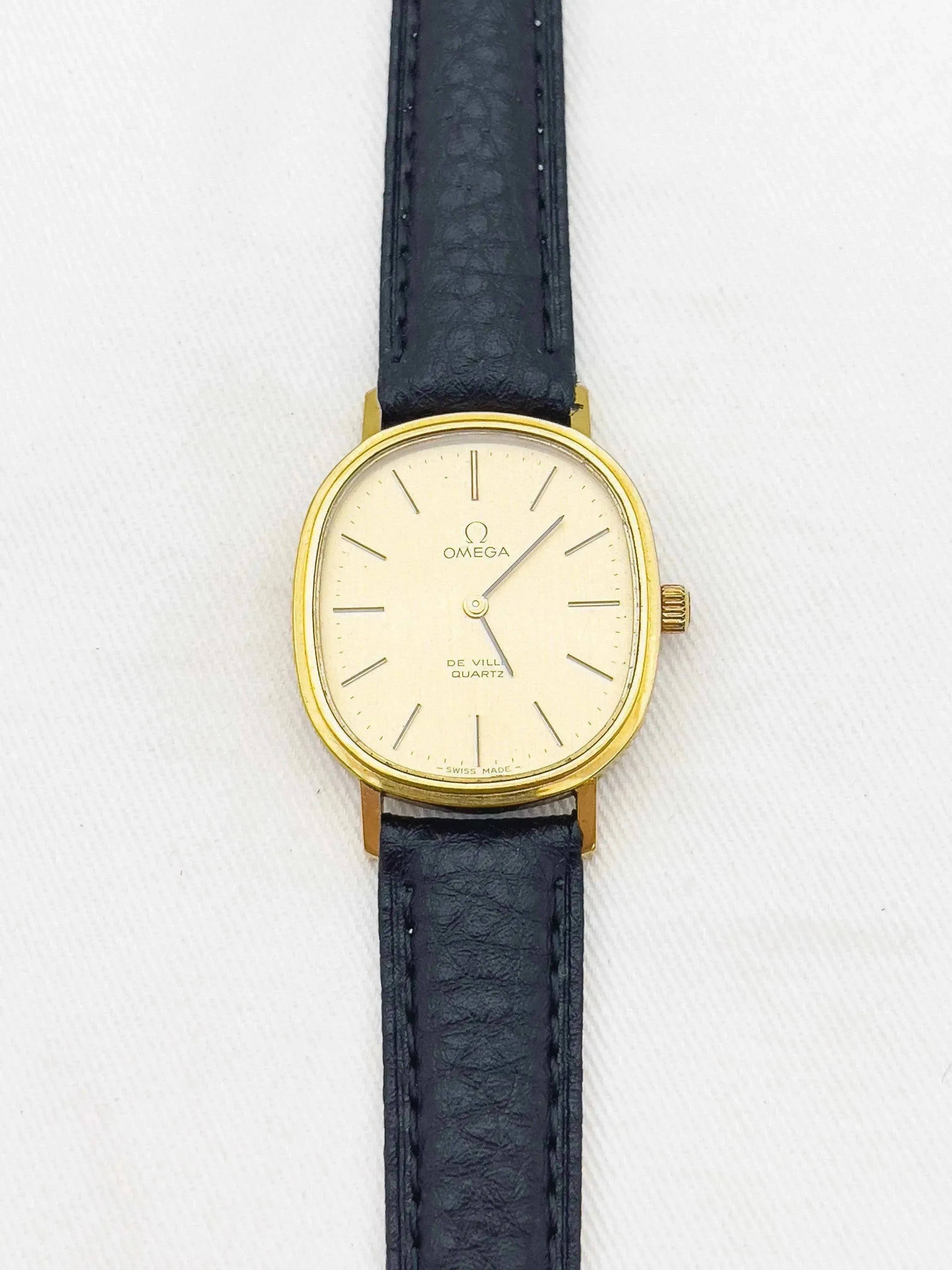 Omega - De Ville Ovale Plaqué or - 1975 - Atelier Victor - Vintage  Shop
