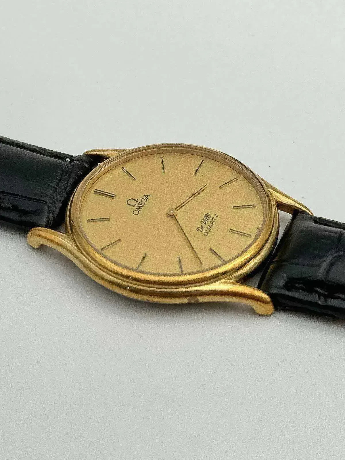 Omega - De Ville Plaqué or Cadran Lin - 1979 - Atelier Victor