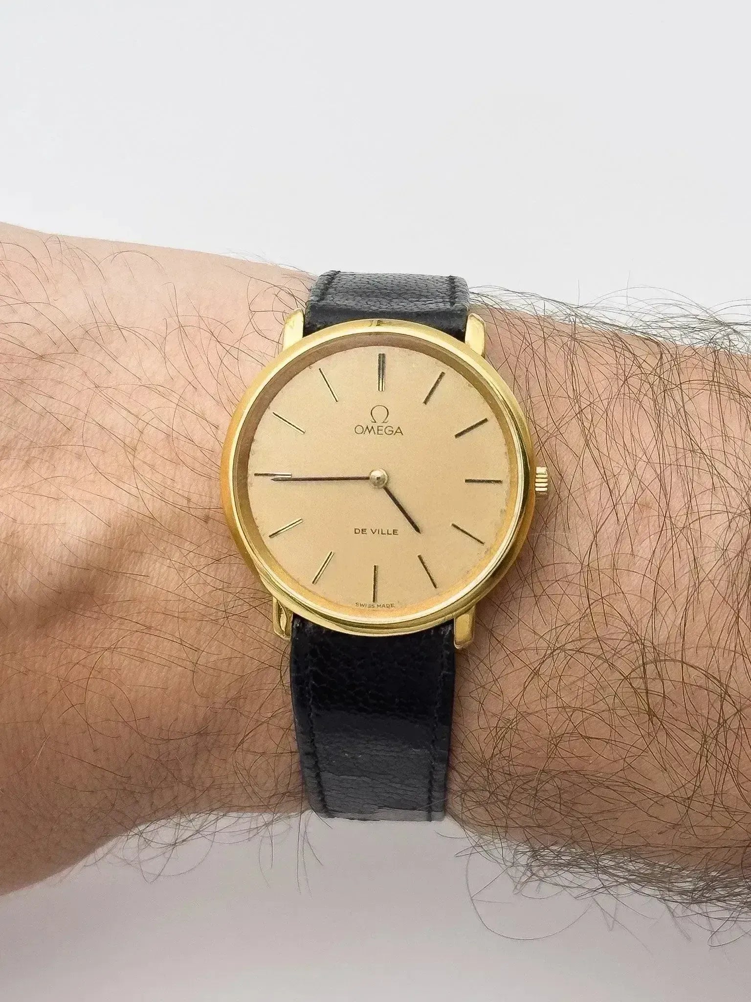 Omega - De Ville Gold-plated circle - 1973