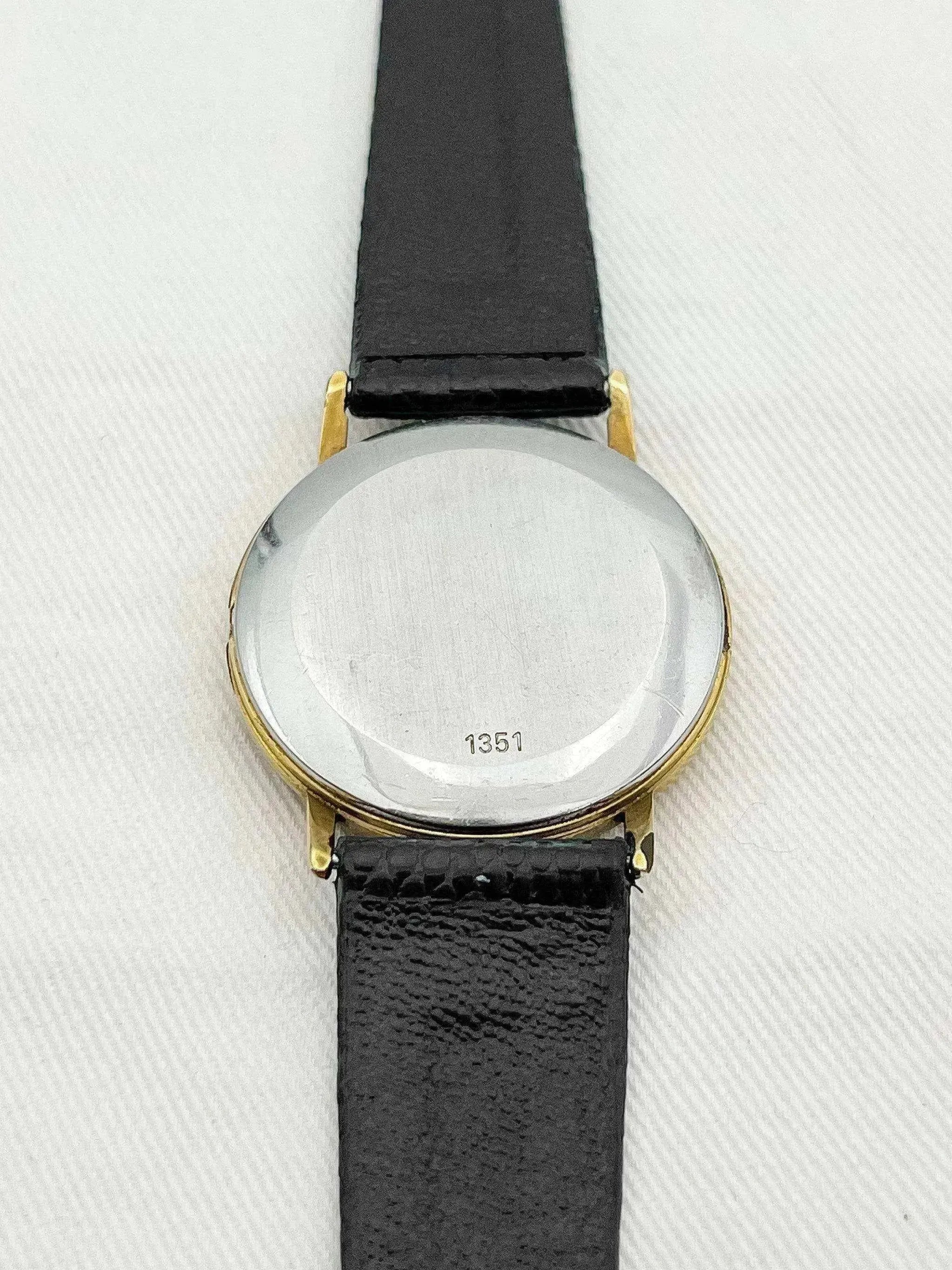 Omega - De Ville Ronde Plaqué or cadran clous de paris - 1981 - Atelier Victor