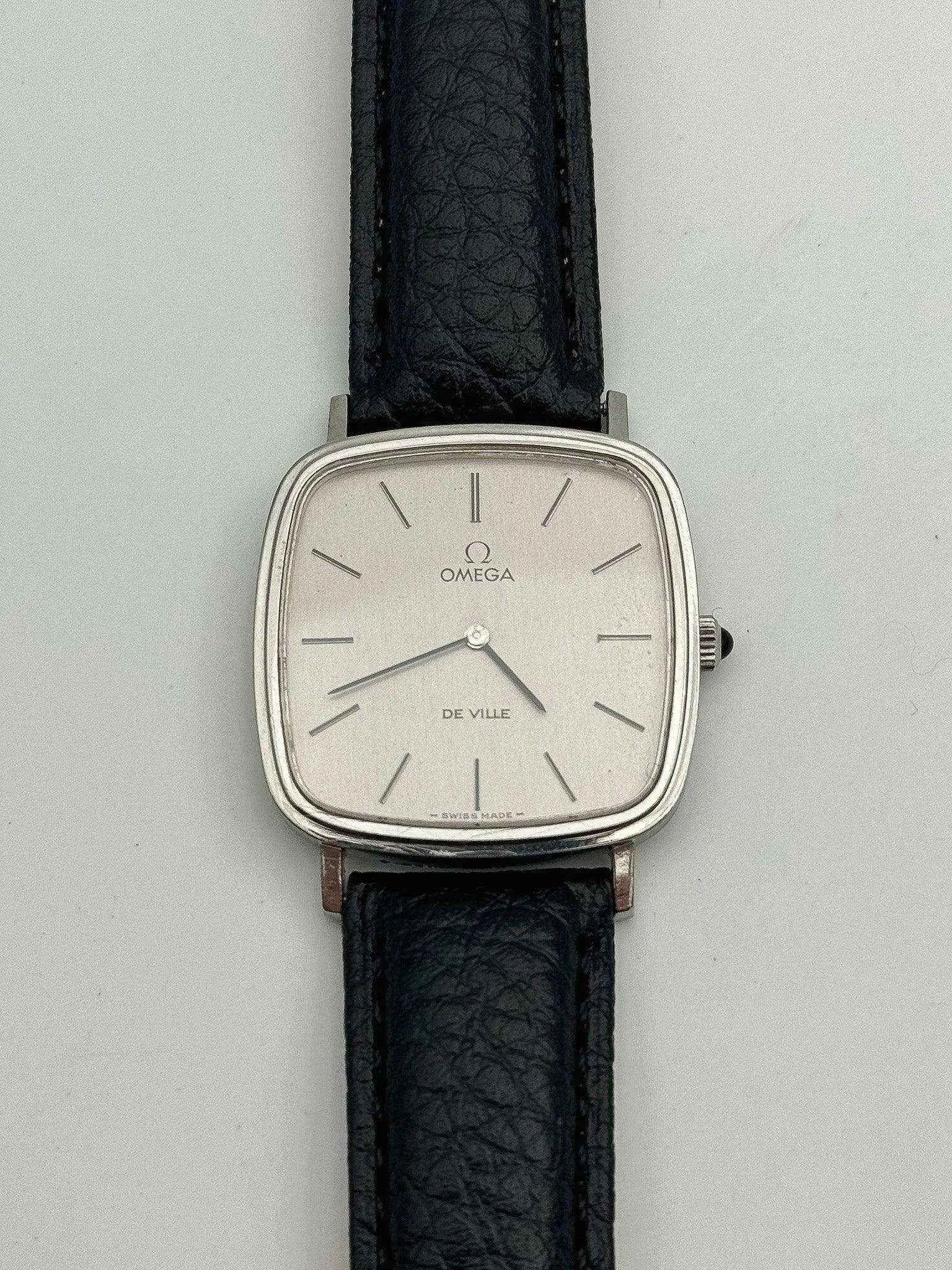 Omega - De Ville Square Cabochon - 1977 - Atelier Victor Paris - Vintage Watch Shop Dubai