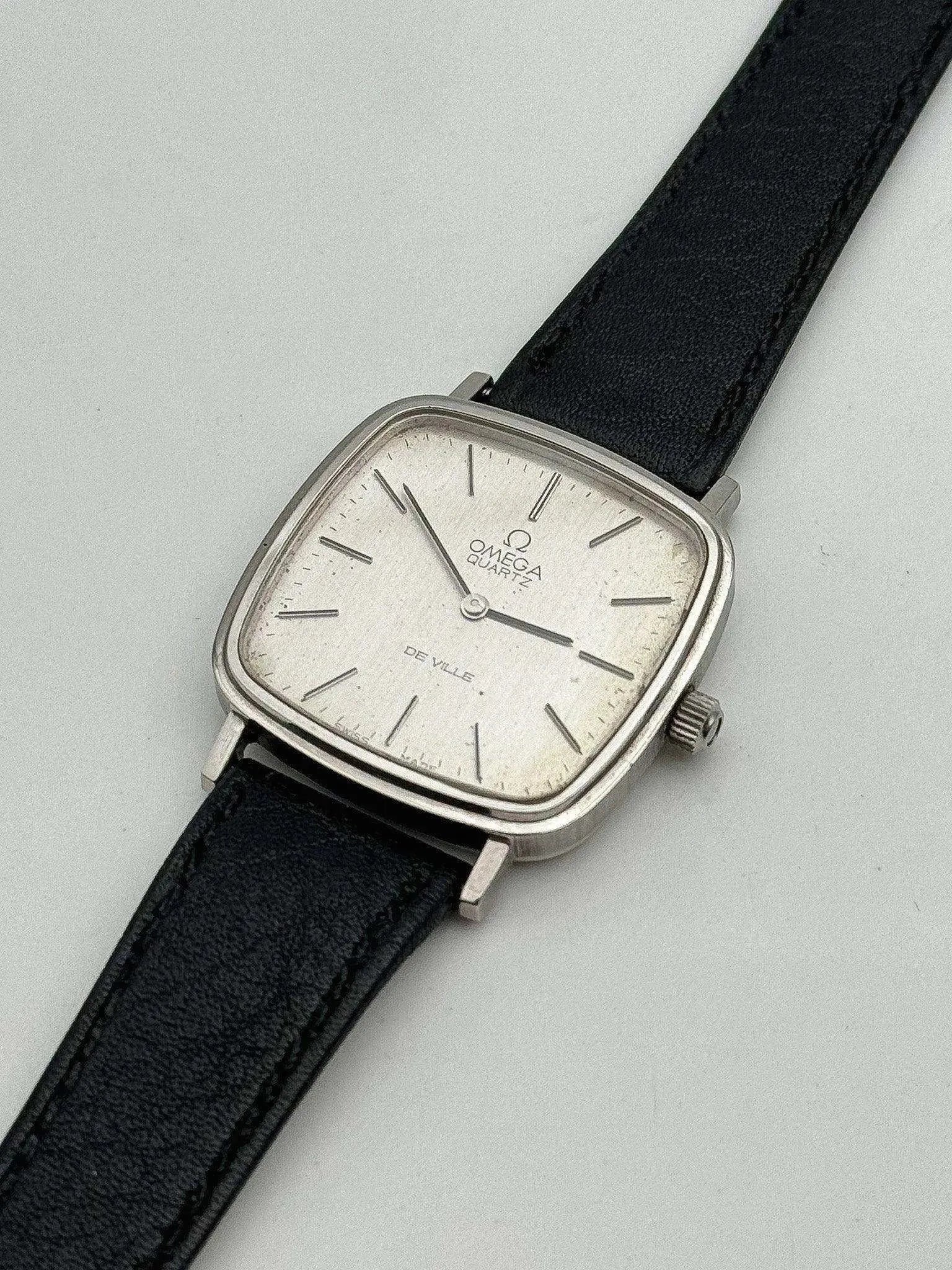 Omega - De Ville Square Grey - 1976 - Atelier Victor Paris - Vintage Watch Shop Dubai