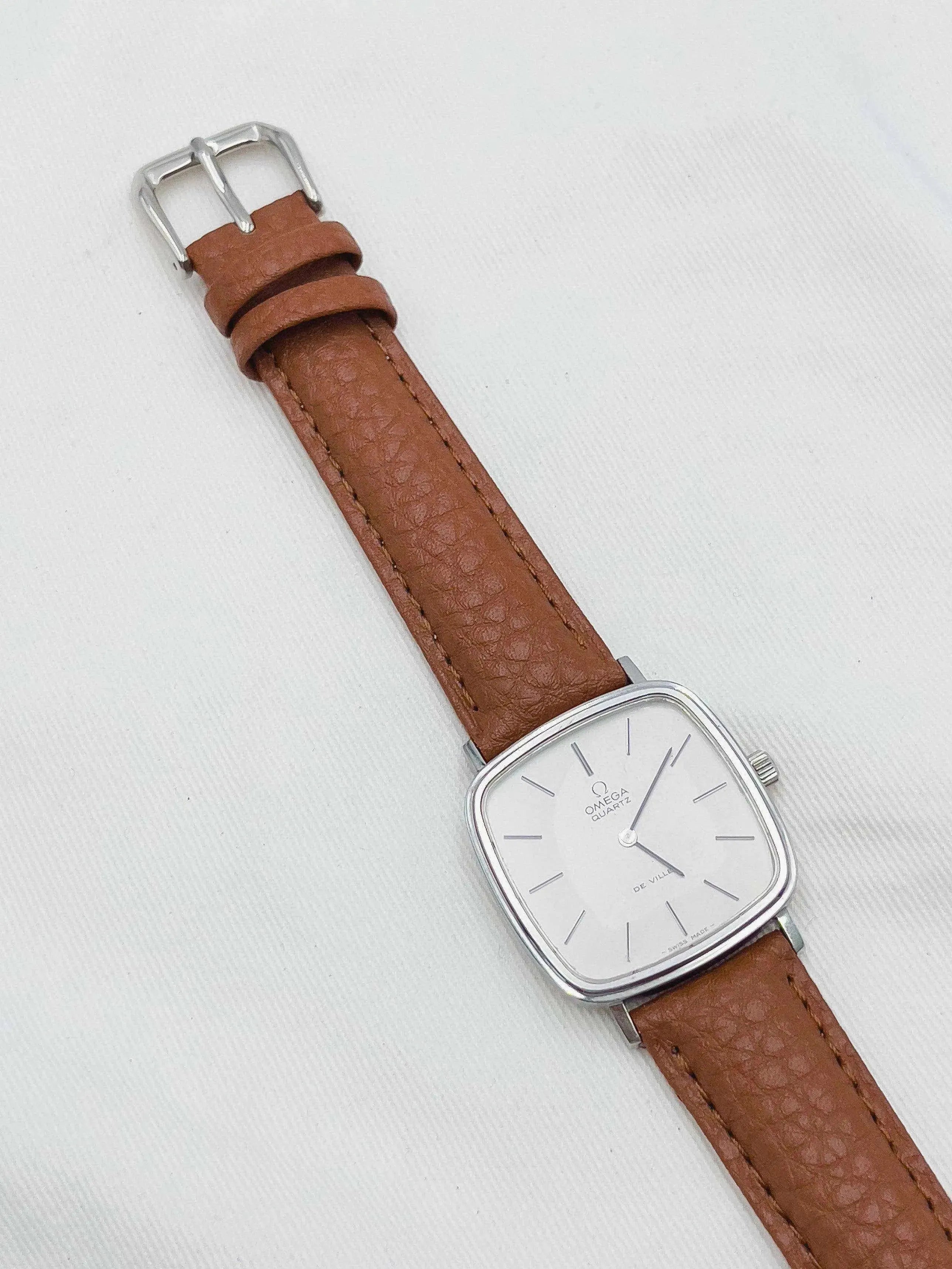 Omega - De Ville Square Grey Camel - 1977 - Atelier Victor Paris - Vintage Watch Shop Dubai