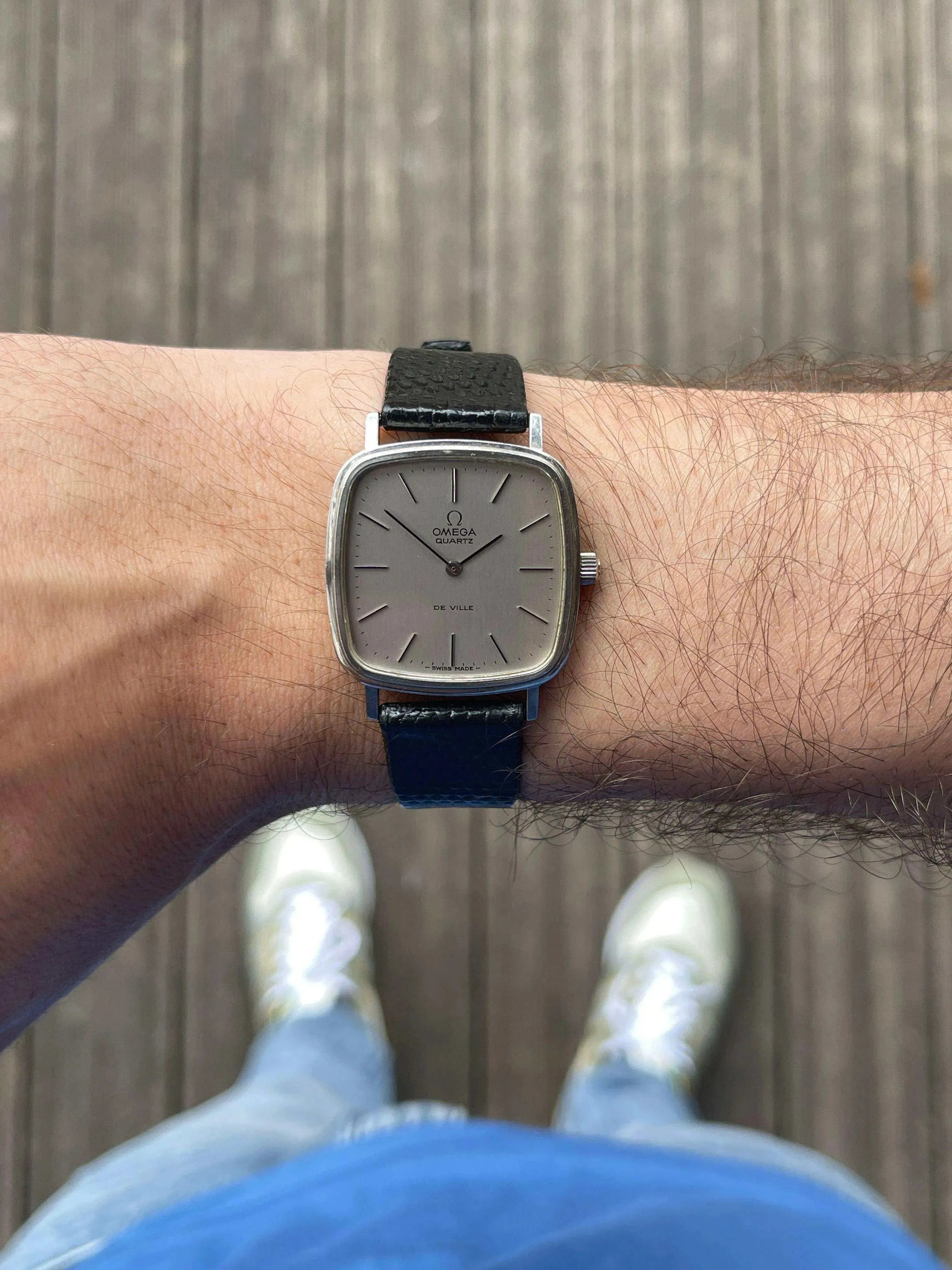 OMEGA DE VILLE アナログクォーツ腕時計 シルバー 稼働品 Omega - De Ville Silver Dial - 1978