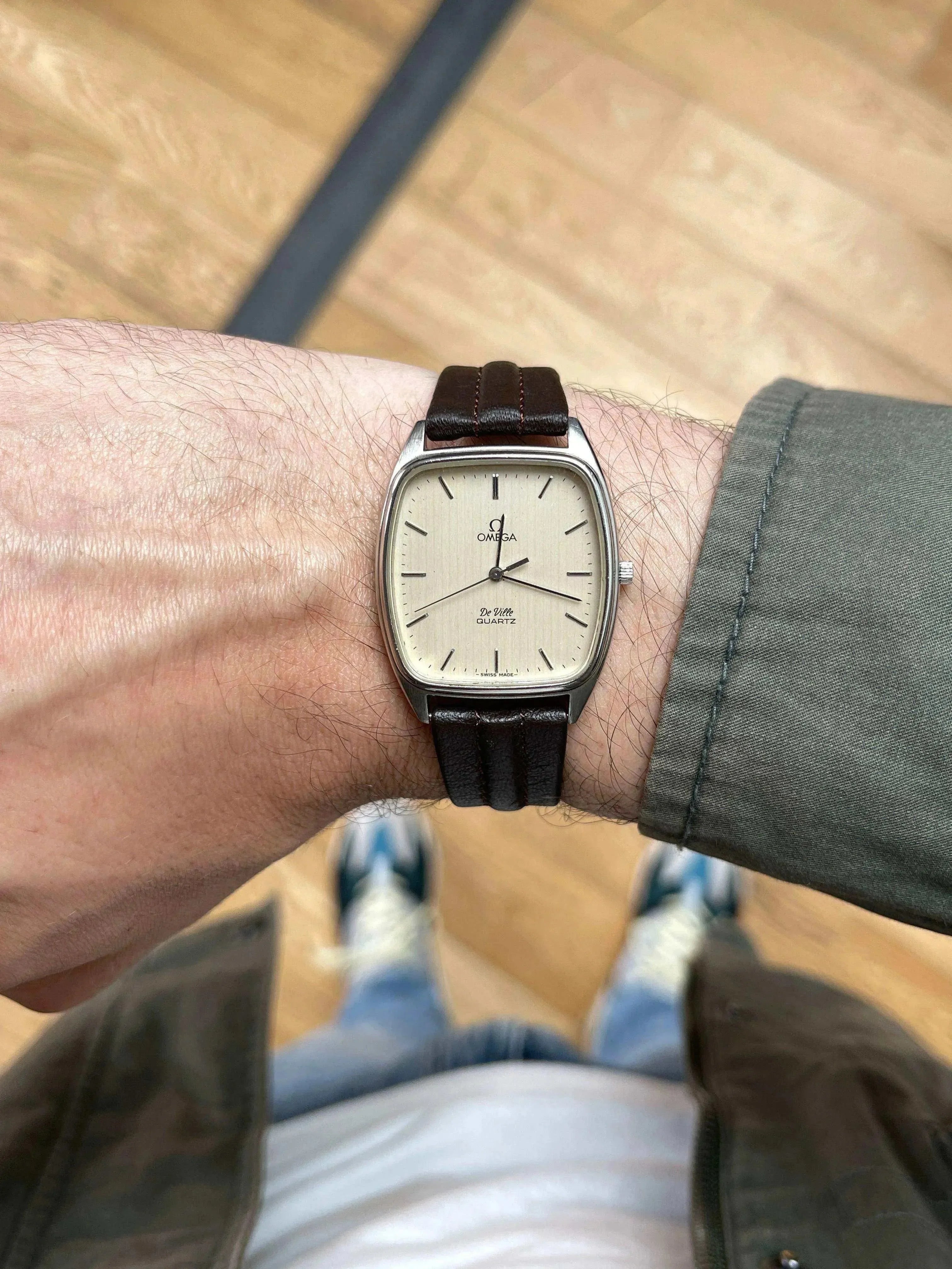 Omega - De Ville Stripes Dial - 1970s - Atelier Victor - Vintage  Shop