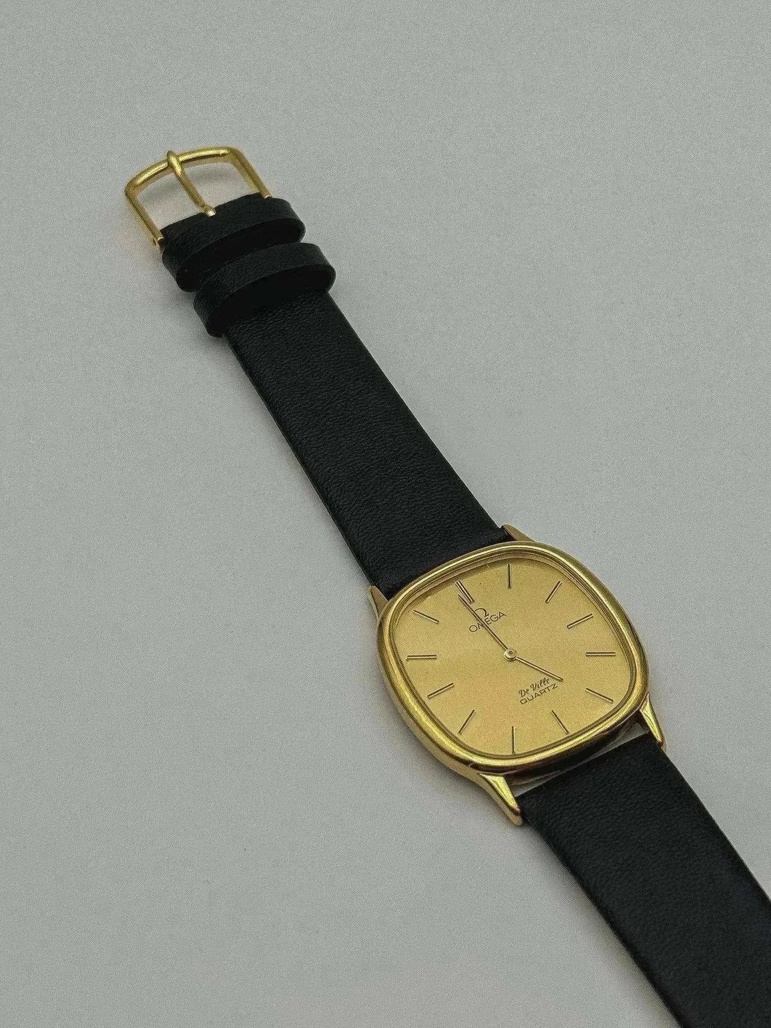 Omega - De Ville Tonneau Arrondi Gold - 1980s - Atelier Victor