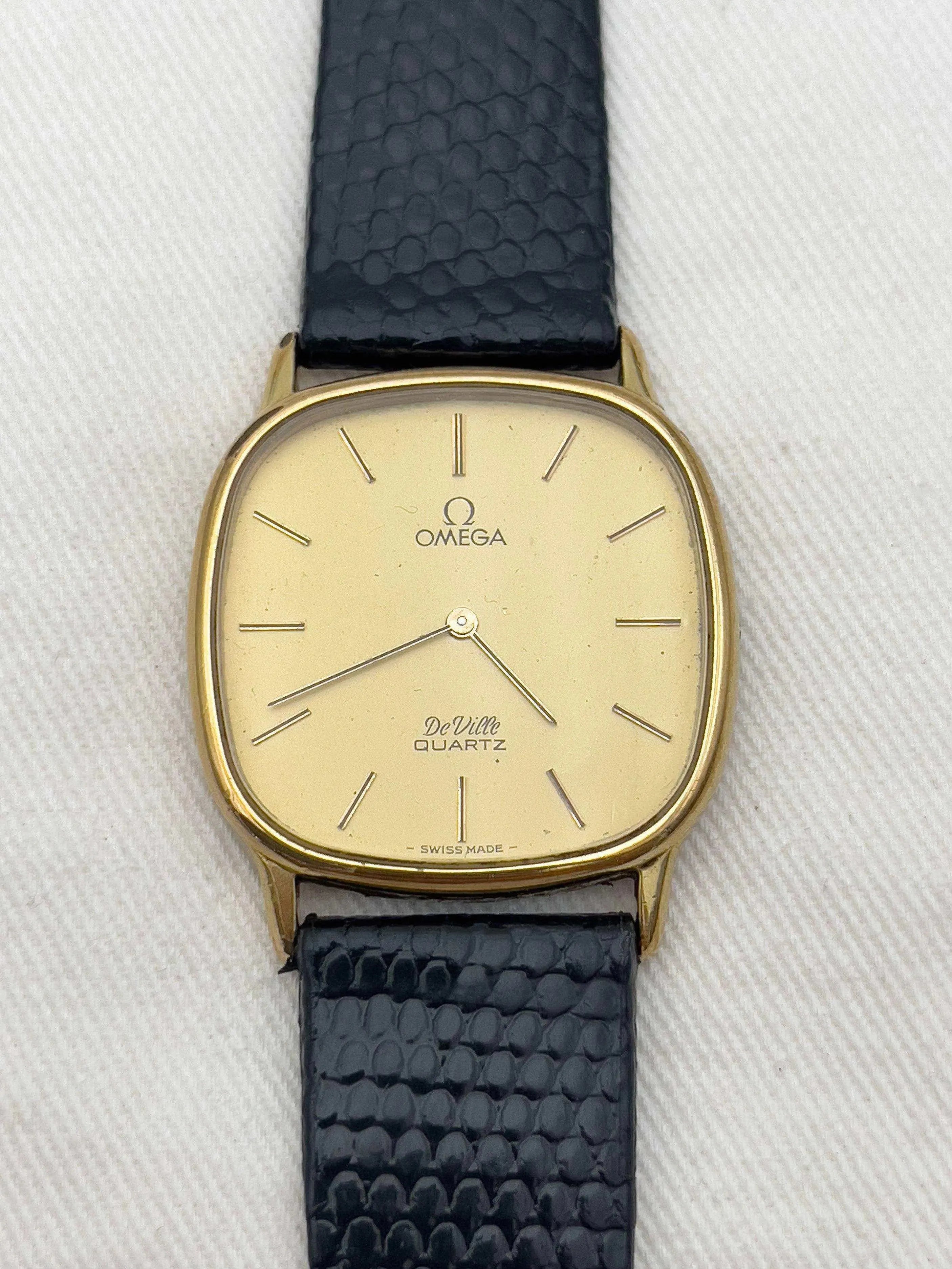 Omega - De Ville Tonneau Gold - 1970's - Atelier Victor Paris - Vintage Watch Shop Dubai