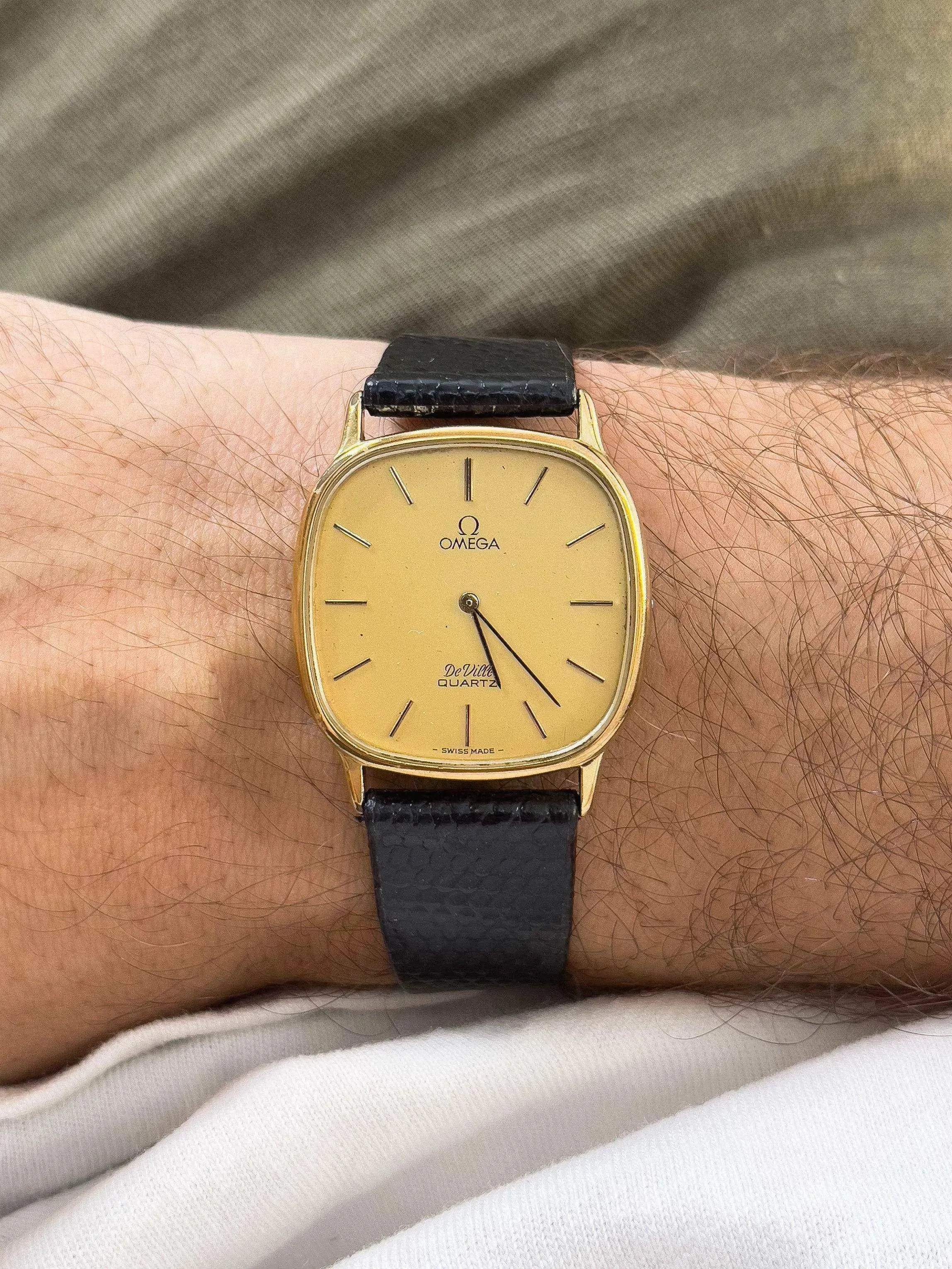 Omega - De Ville Tonneau Gold - 1970's - Atelier Victor Paris - Vintage Watch Shop Dubai