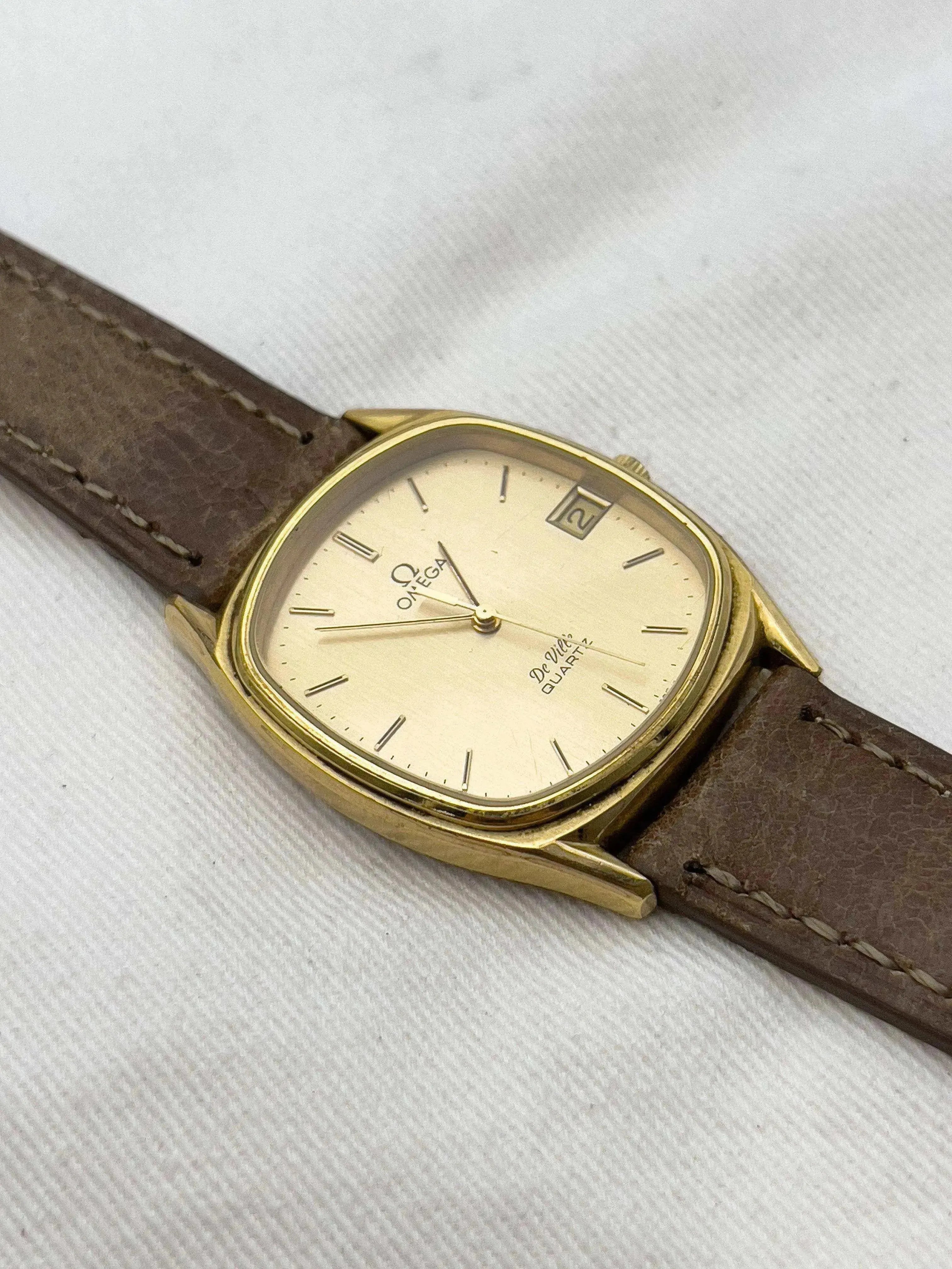 Omega - De Ville Tonneau Plaqué Or Date - 1979 - Atelier Victor Paris - Vintage Watch Shop Dubai