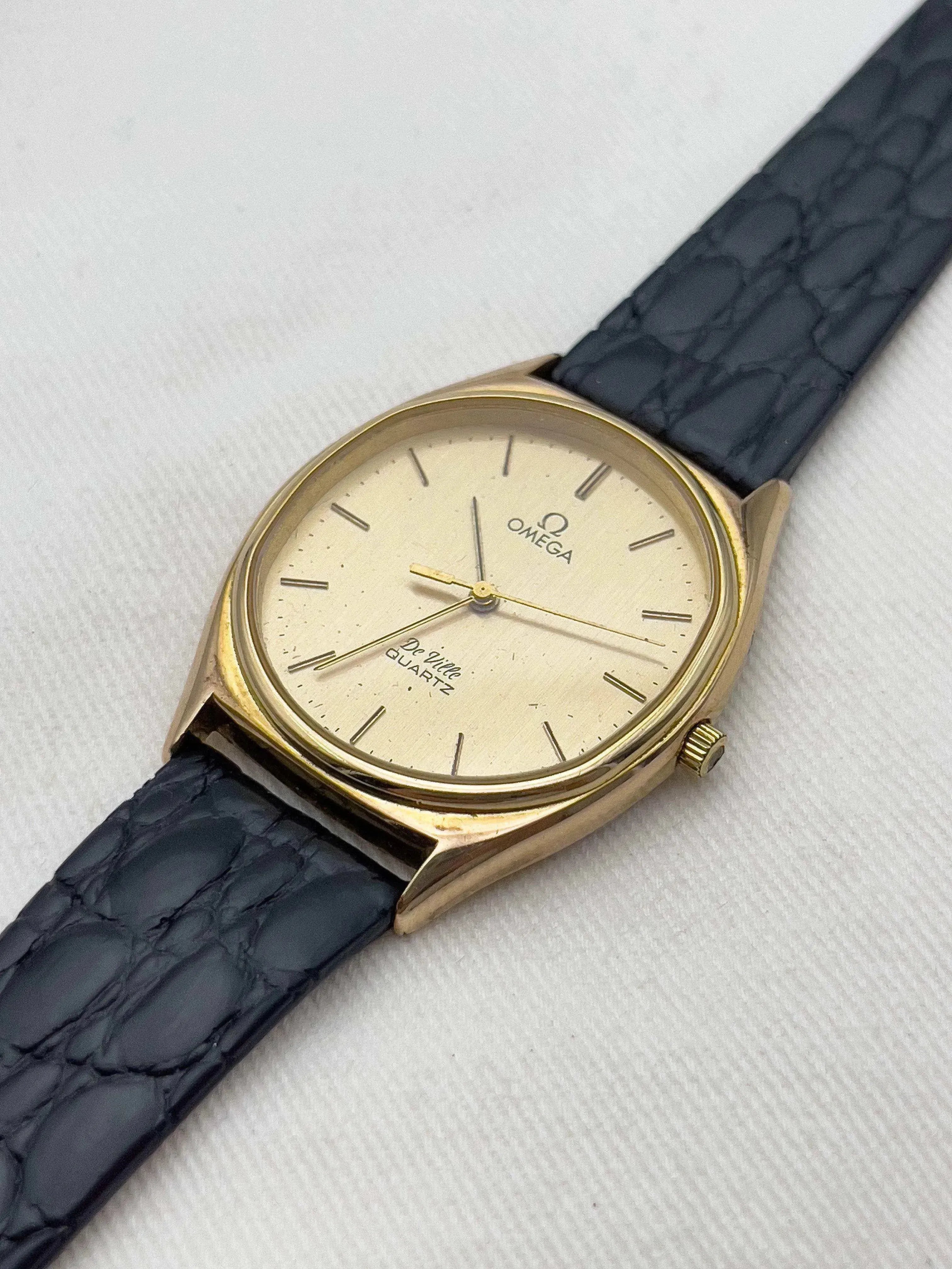 Omega - De Ville Tonneau Plaqué Or Seconde - 1979 - Atelier Victor