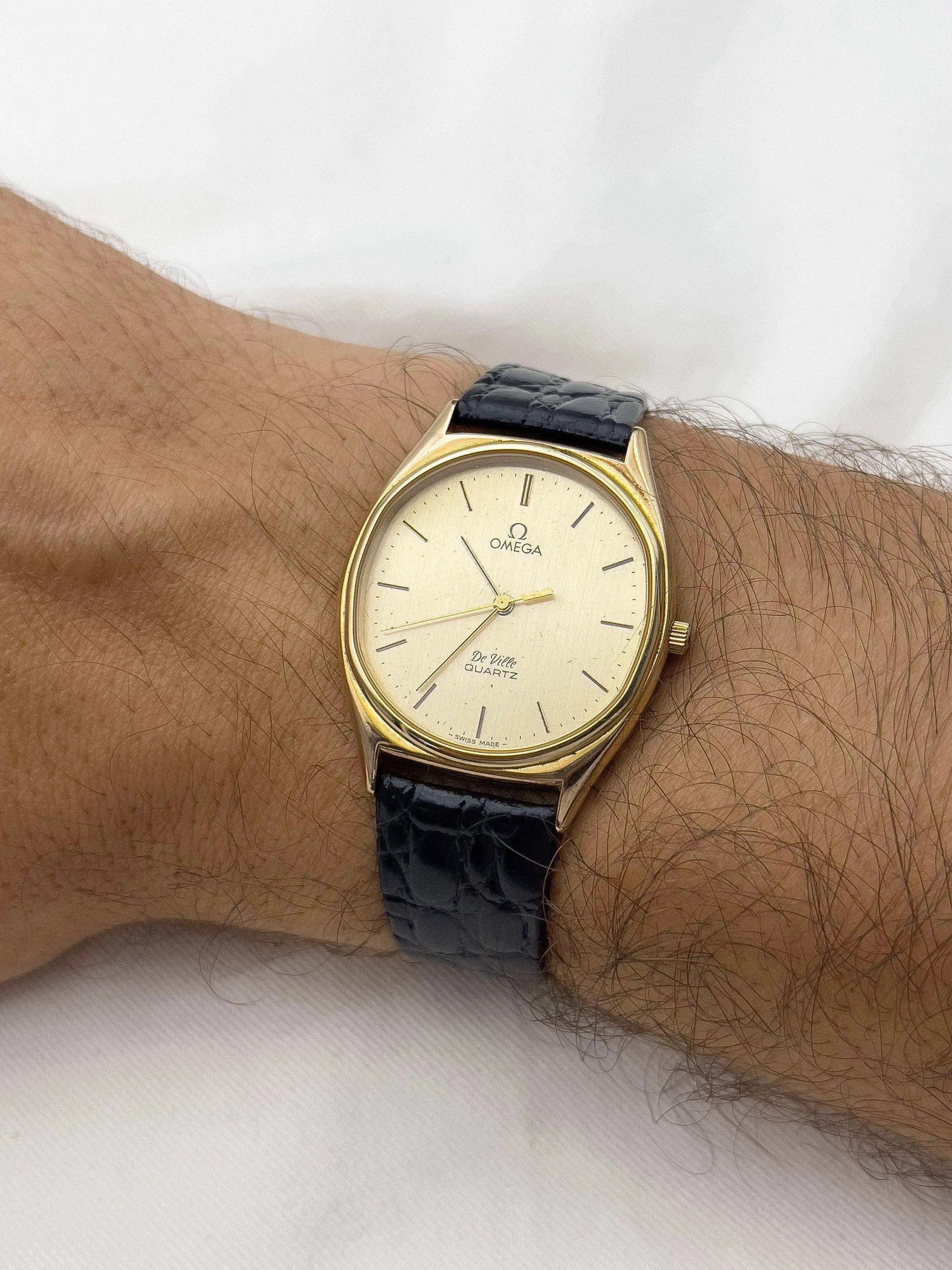 Omega - De Ville Tonneau Plaqué Or Seconde - 1979 - Atelier Victor Paris - Vintage Watch Shop Dubai
