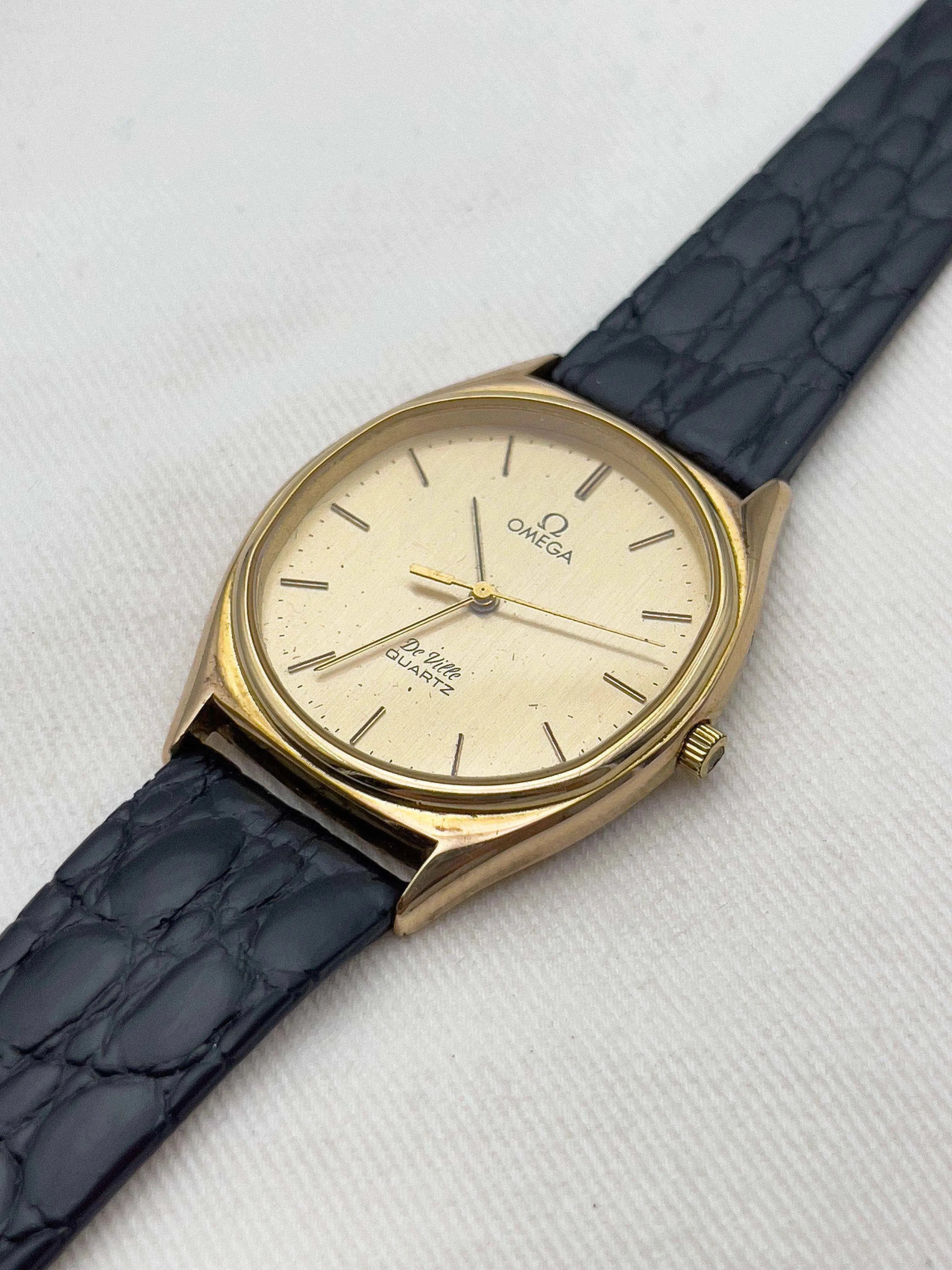 Omega - De Ville Tonneau Plaqué Or Seconde - 1979 - Atelier Victor Paris - Vintage Watch Shop Dubai