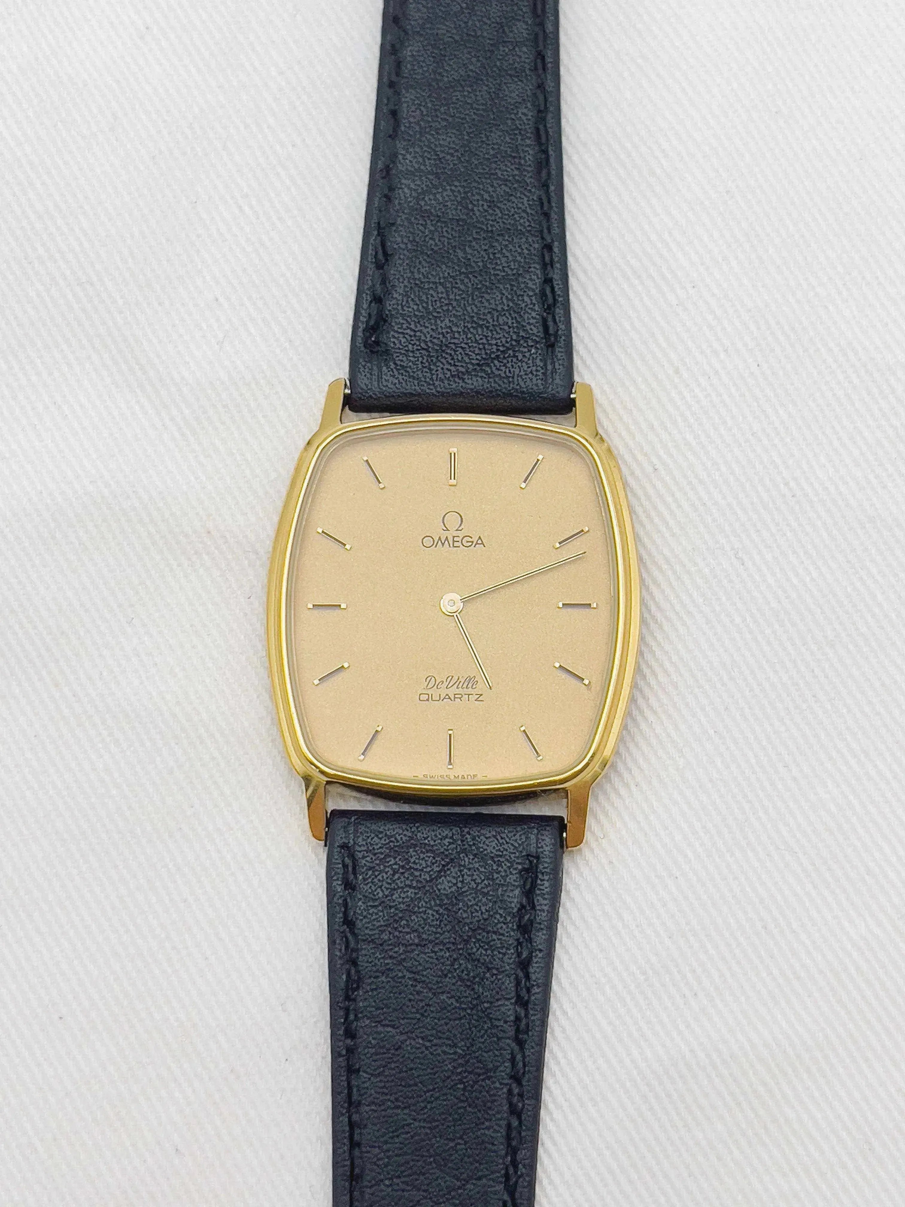 Omega - De Ville Tonneau Quartz No Crown - 1979 - Atelier Victor Paris - Vintage Watch Shop Dubai