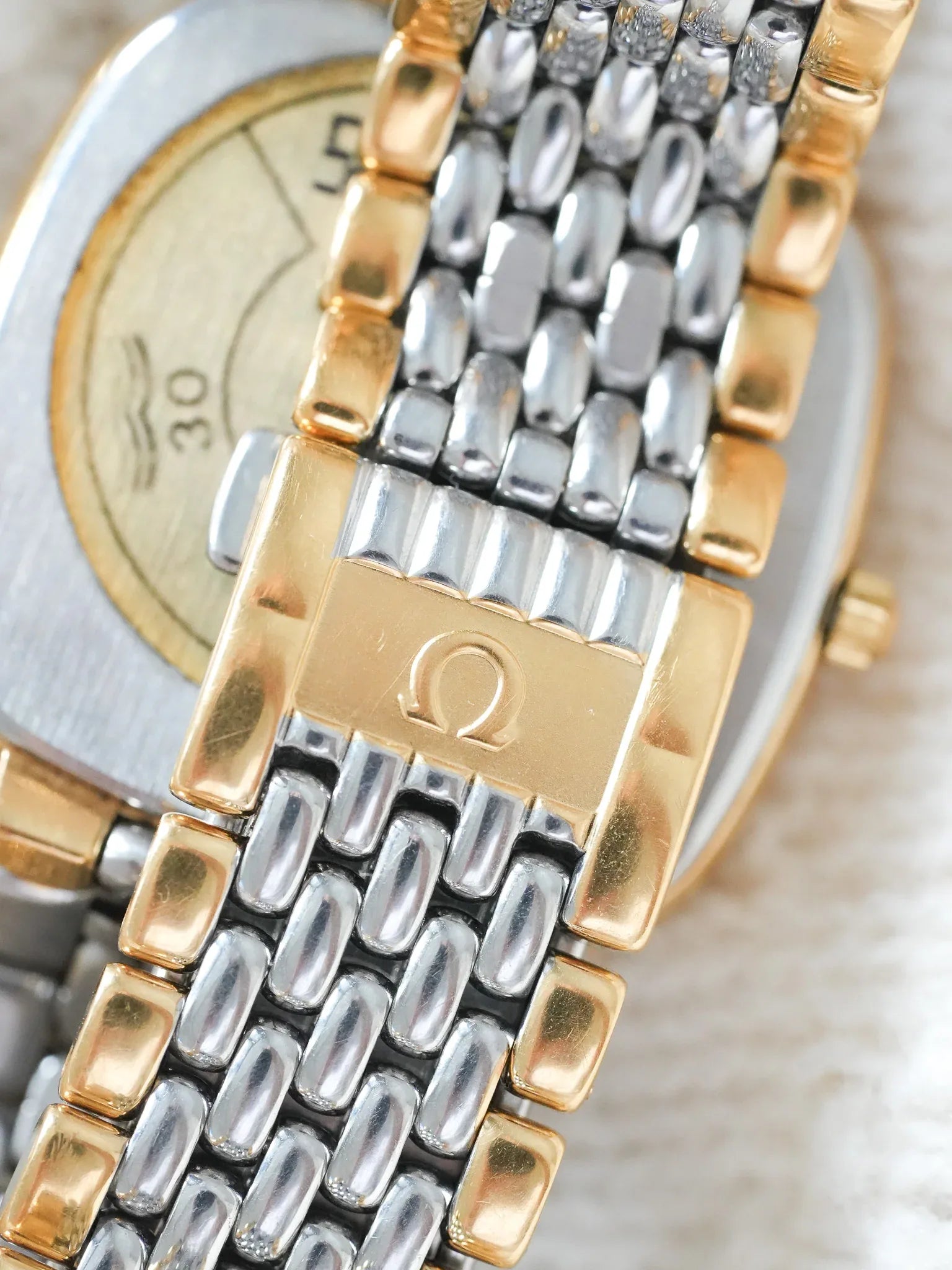 Omega - De Ville TV Grain de riz Acier Or - 1986 - Atelier Victor