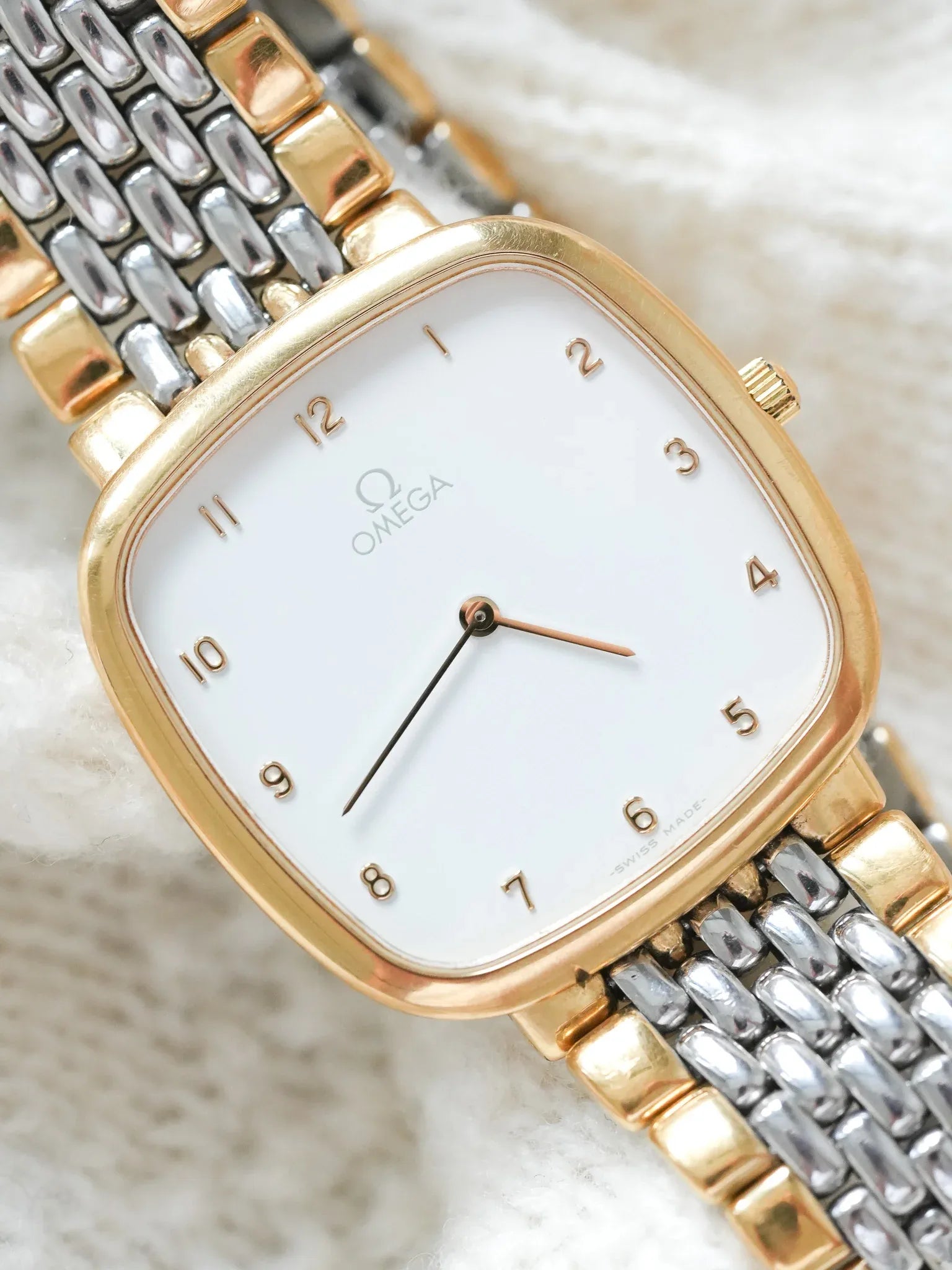 Omega - De Ville TV Grain de riz Acier Or - 1986 - Atelier Victor