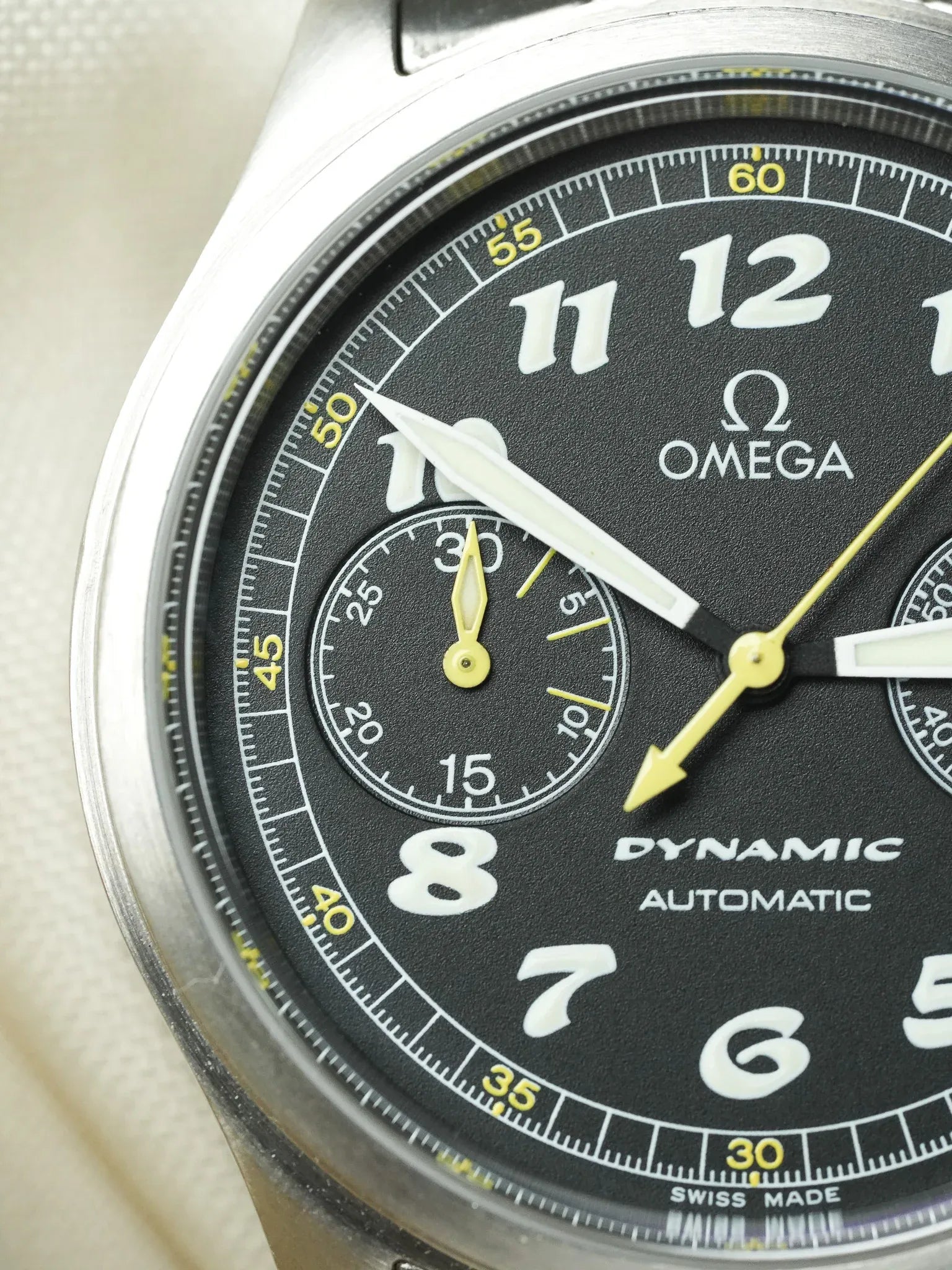 Omega - Dynamic III Chronographe 5240.5000 Fond Noir - 1990s - Atelier Victor