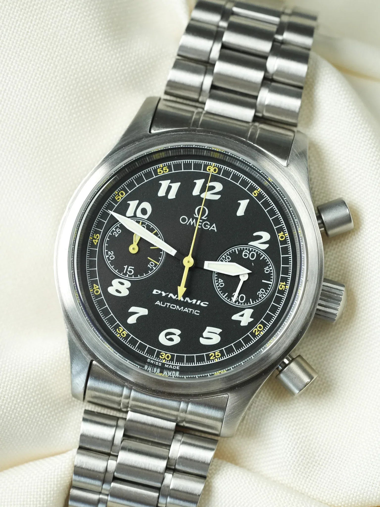 Omega - Dynamic III Chronographe 5240.5000 Fond Noir - 1990s - Atelier Victor