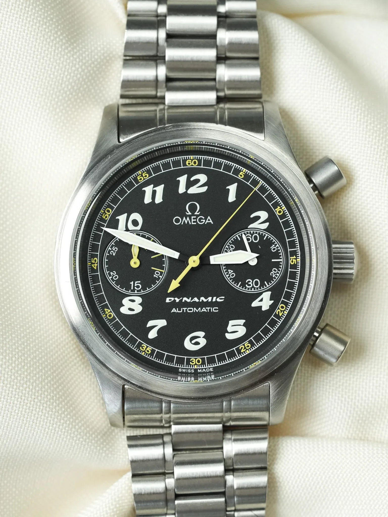 Omega - Dynamic III Chronographe 5240.5000 Fond Noir - 1990s - Atelier Victor