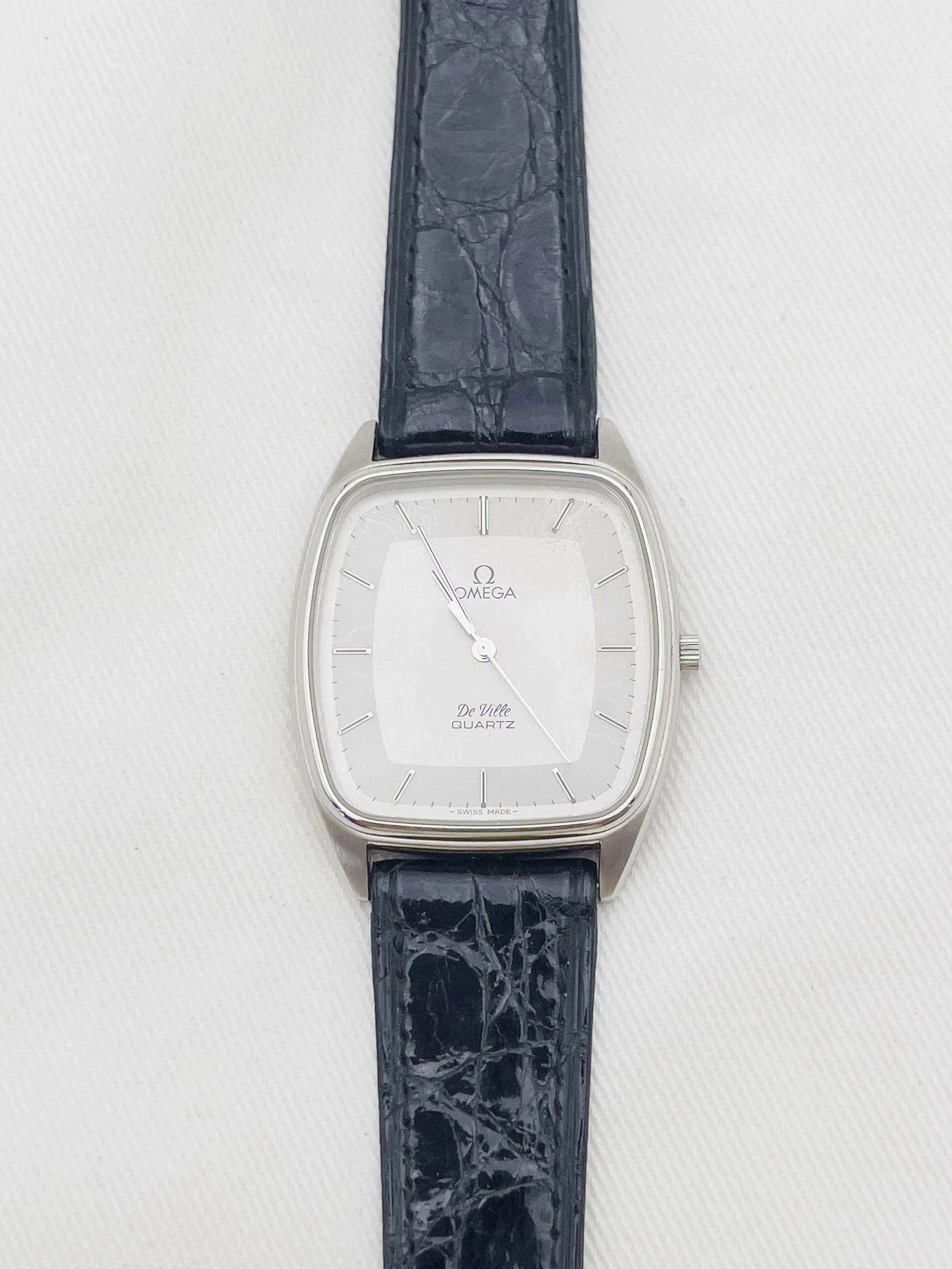 Omega - FULL SET NOS - De Ville Two Tones Grey - 1979 - Atelier Victor Paris - Vintage Watch Shop Dubai