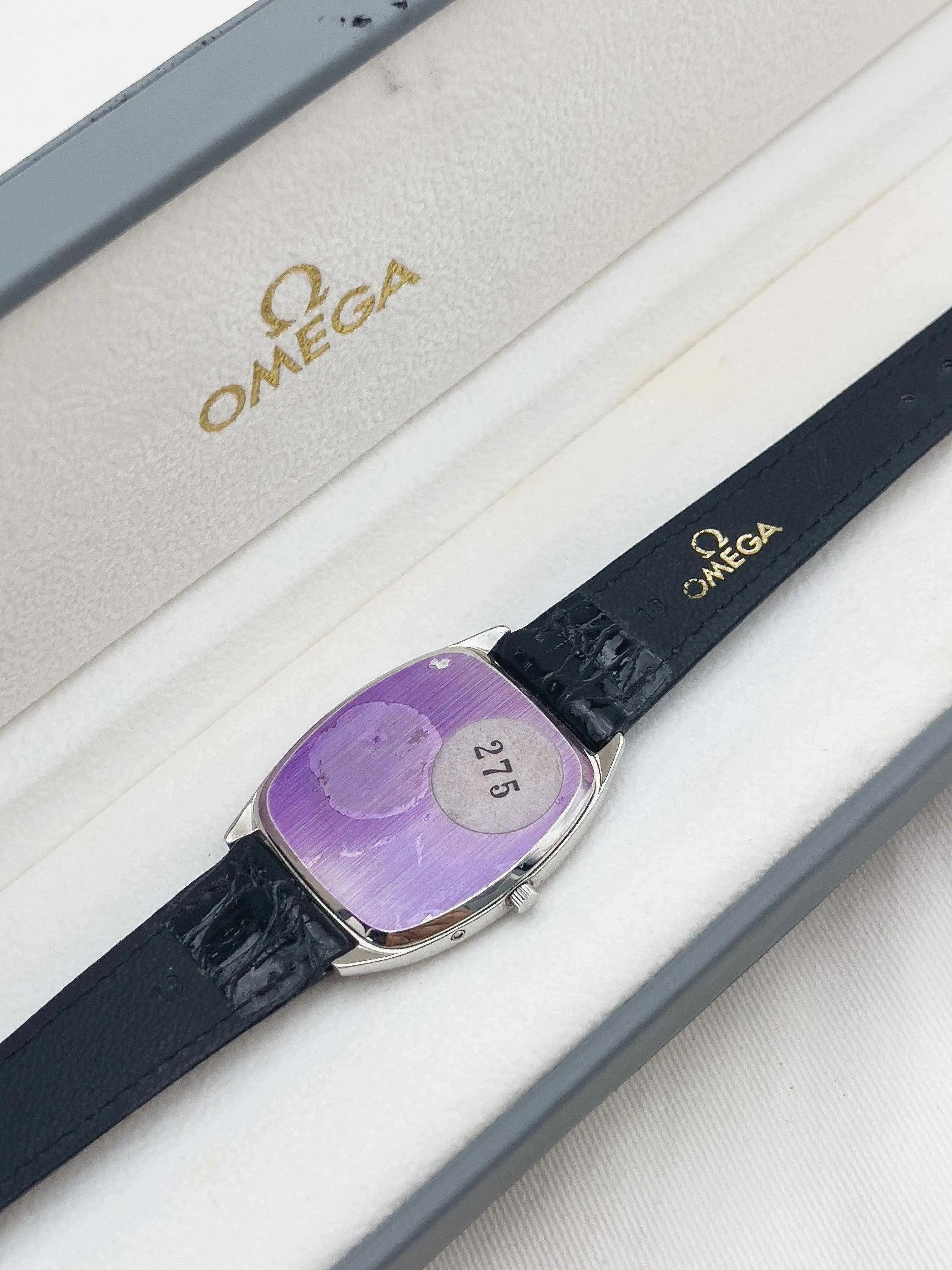 Omega - FULL SET NOS - De Ville Two Tones Grey - 1979 - Atelier Victor Paris - Vintage Watch Shop Dubai