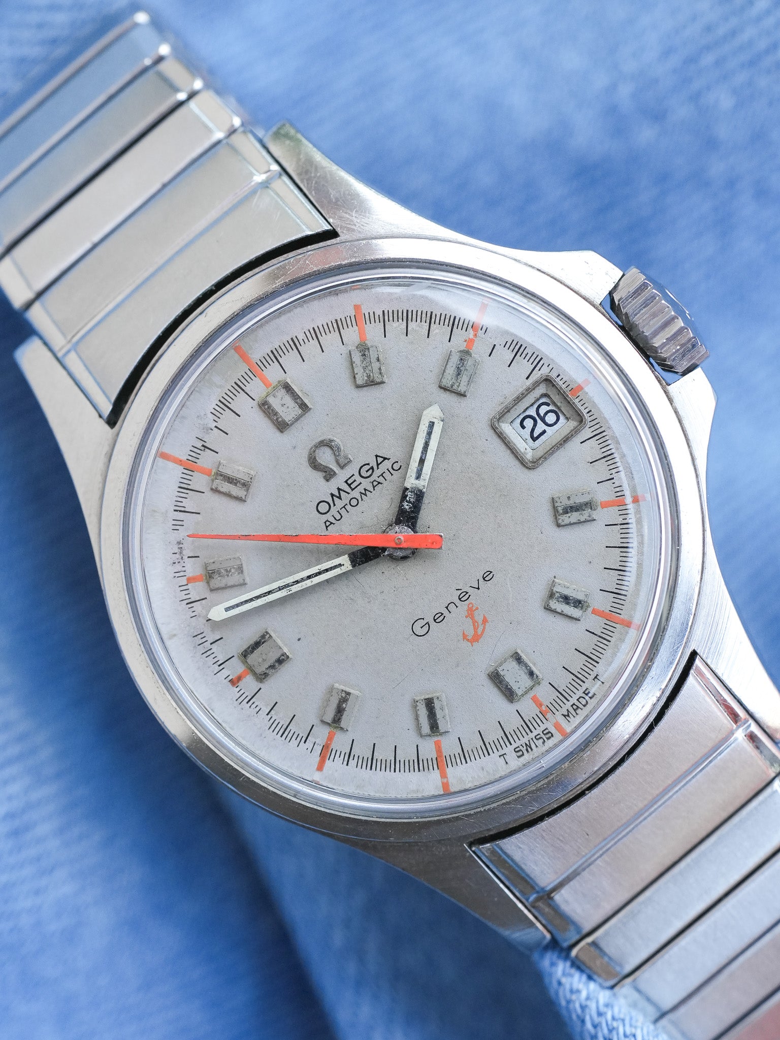 Omega - Genève Admiralty Anchor 166.038 - 1968 - Atelier Victor Paris - Vintage Watch Shop Dubai