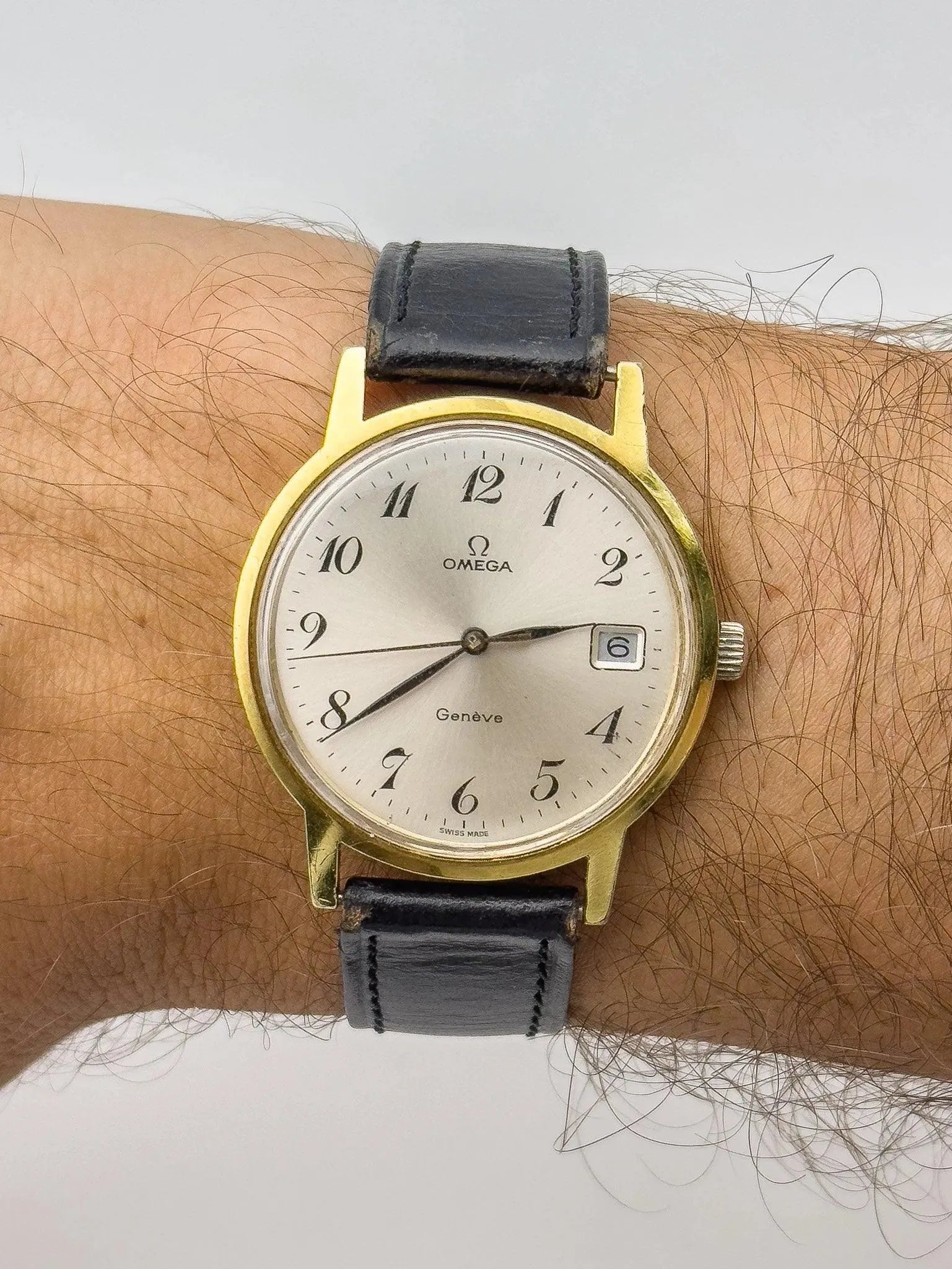 Omega - Genève Breguet Numerals Plaqué or - 1972 - Atelier Victor Paris - Vintage Watch Shop Dubai