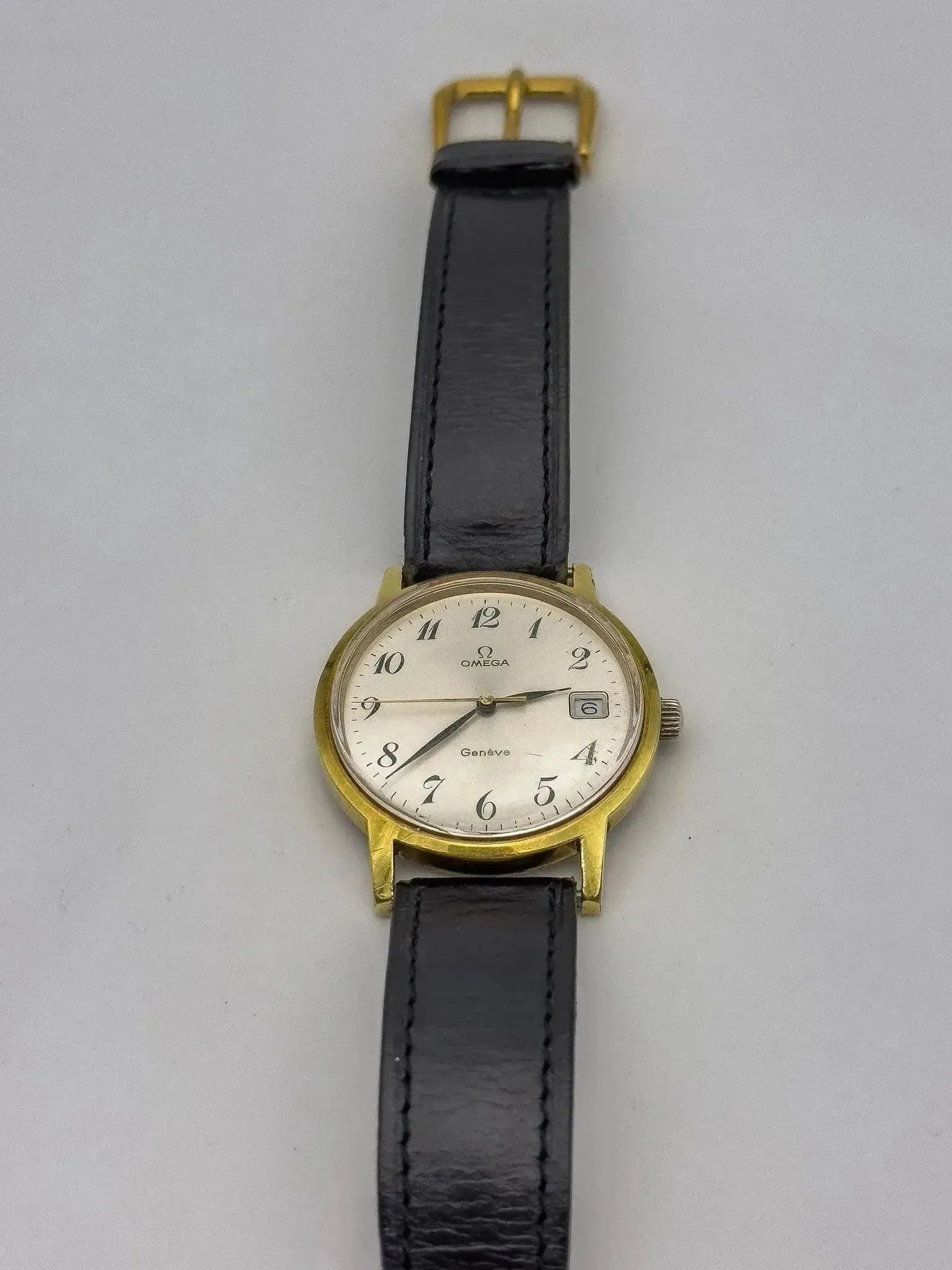 Omega - Genève Breguet Numerals Plaqué or - 1972 - Atelier Victor Paris - Vintage Watch Shop Dubai