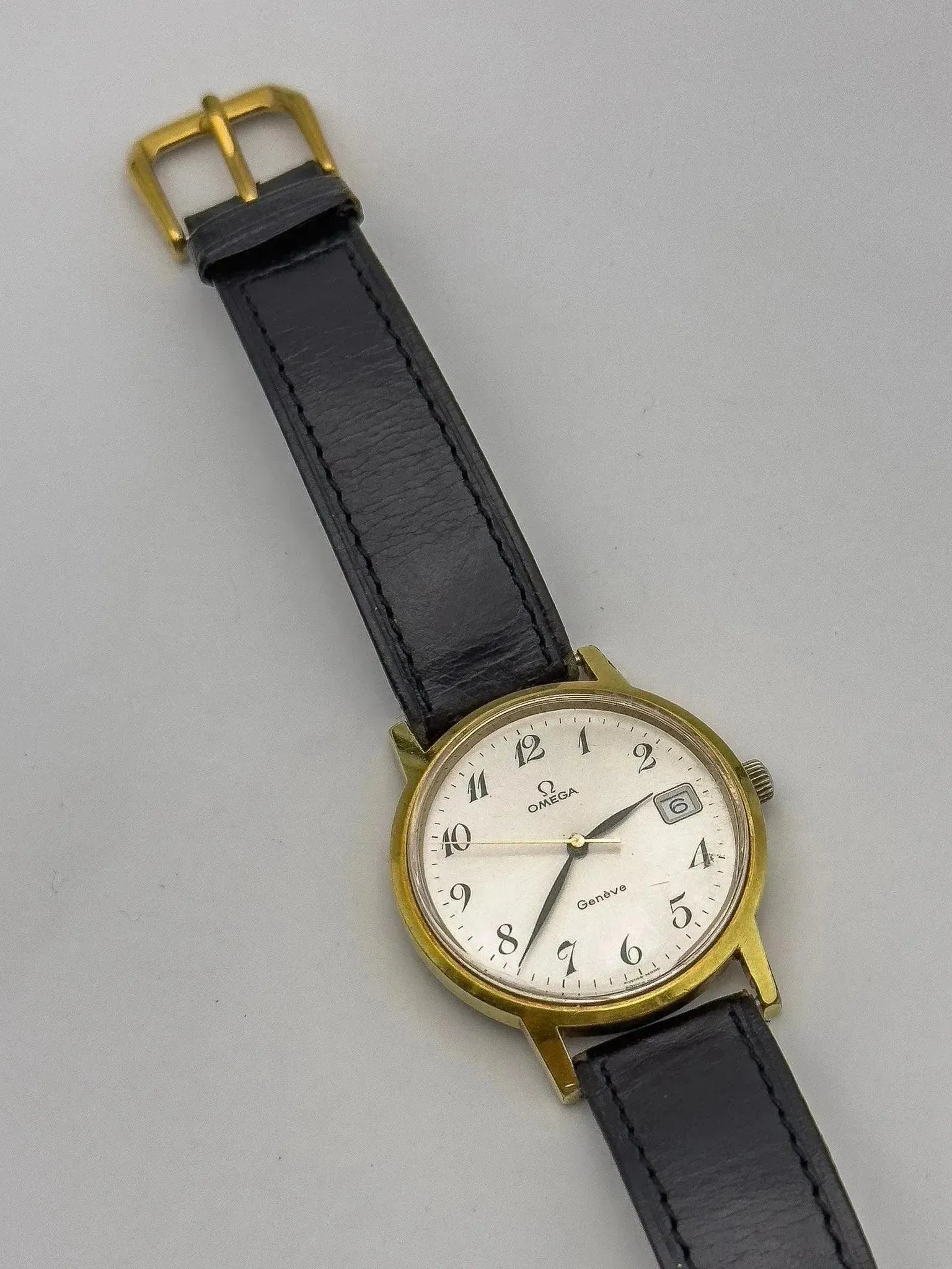 Omega - Genève Breguet Numerals Plaqué or - 1972 - Atelier Victor Paris - Vintage Watch Shop Dubai