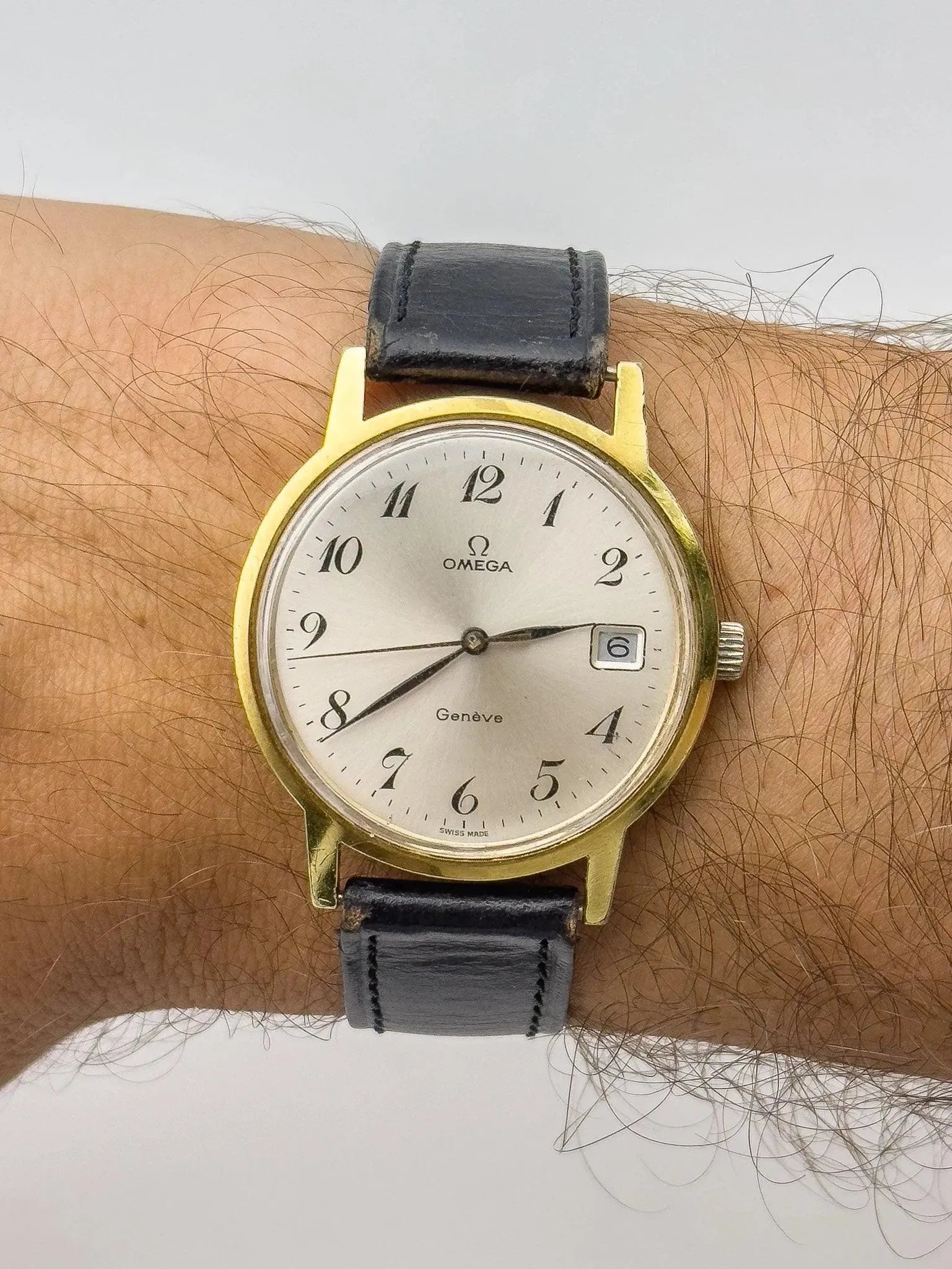 Omega - Genève chiffres Breguet Plaqué or - 1972 - Atelier Victor - Vintage  Shop
