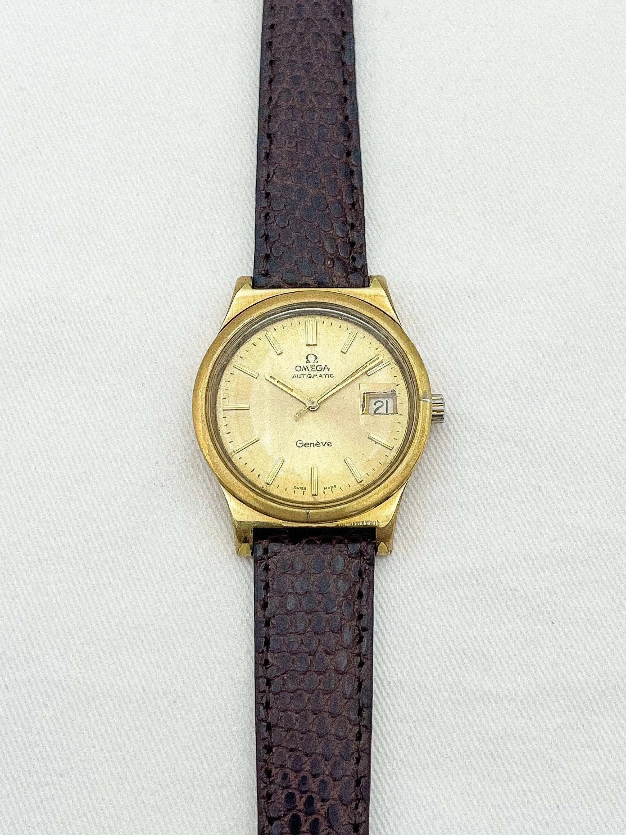 Omega - Genève Gold 36mm -1974 - Atelier Victor Paris - Vintage Watch Shop Dubai