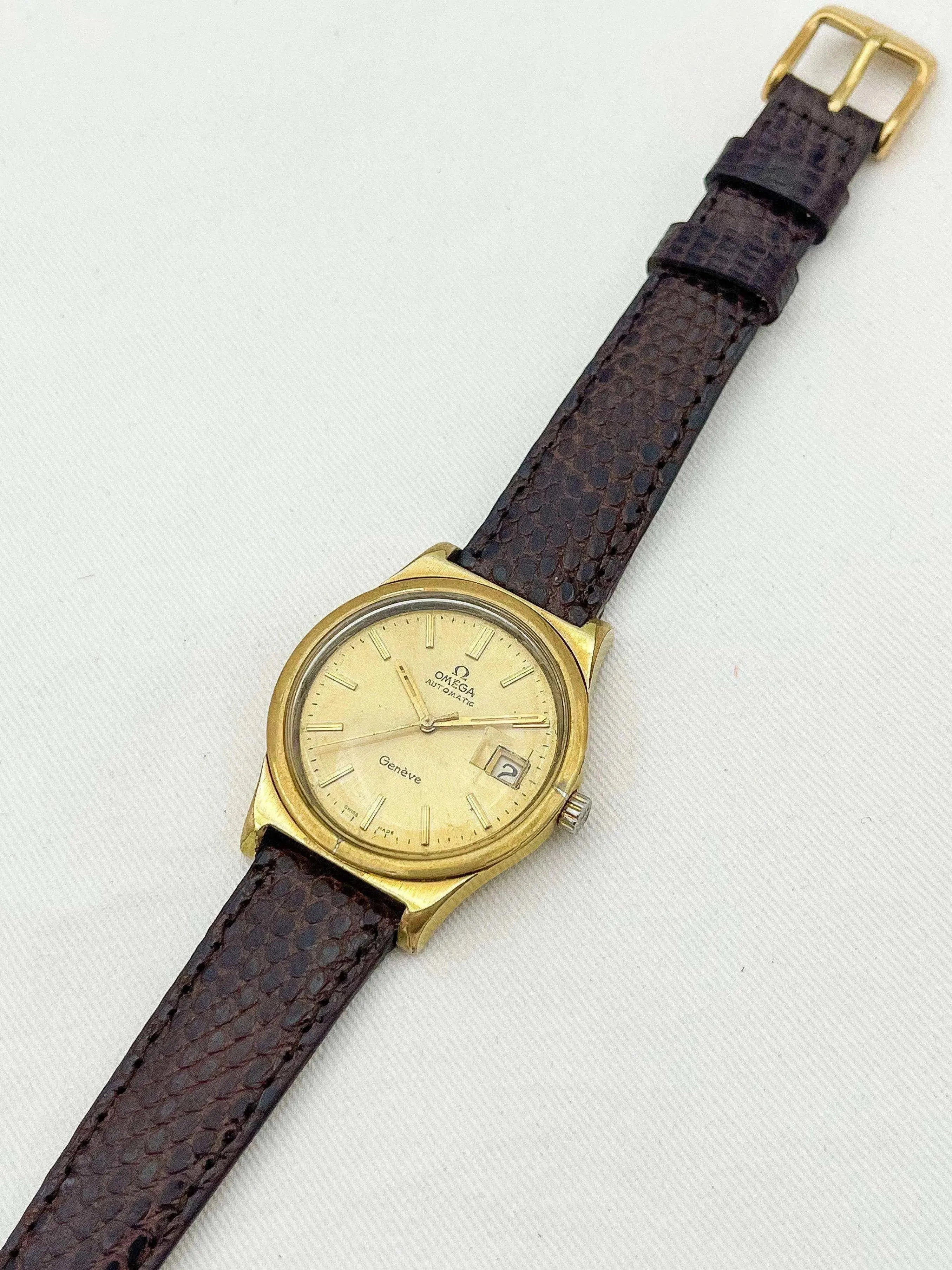 Omega - Genève Gold 36mm -1974 - Atelier Victor Paris - Vintage Watch Shop Dubai