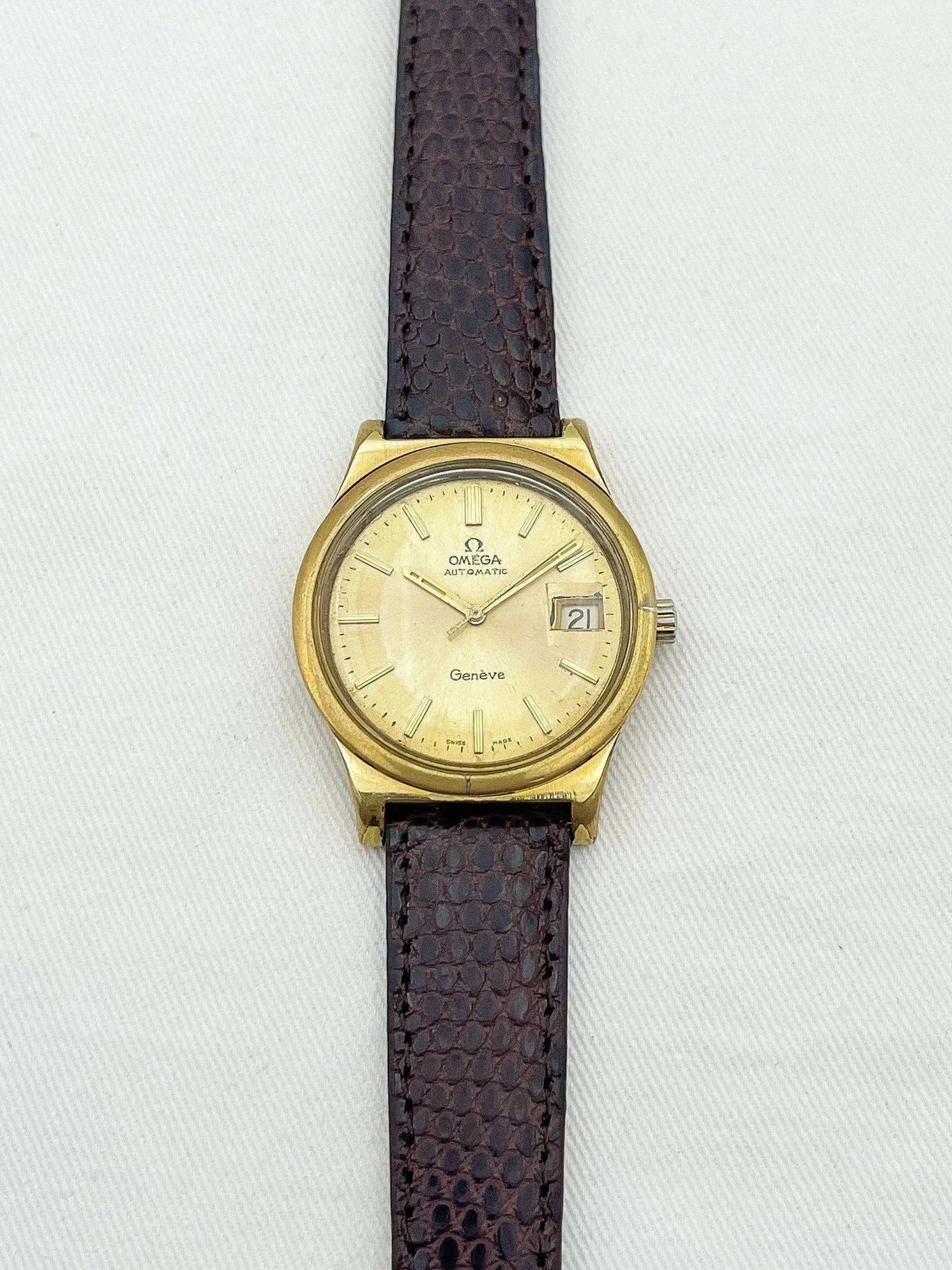 Omega - Genève Gold 36mm - 1974 - Atelier Victor - Vintage  Shop