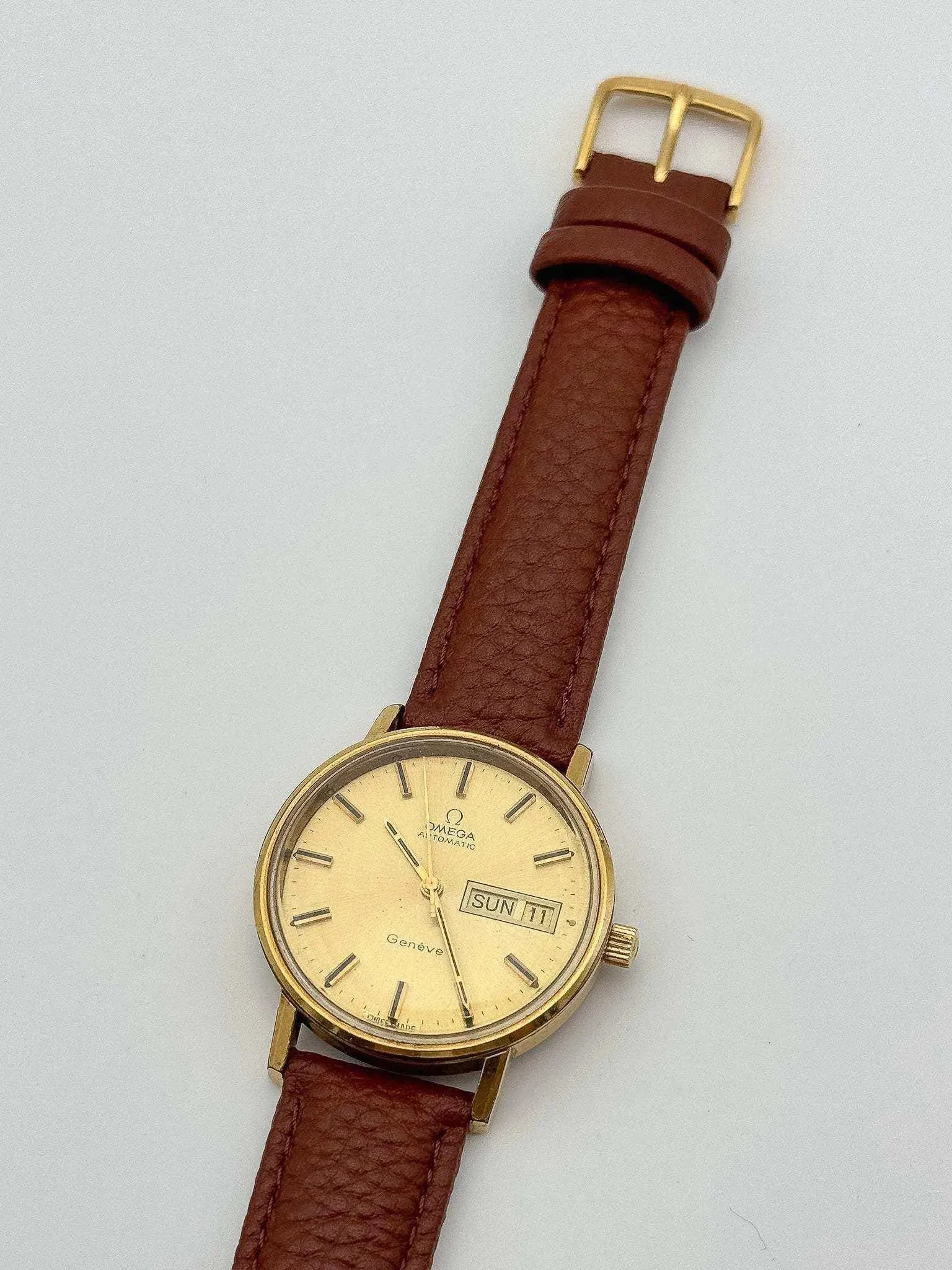 Omega - Genève Gold Plated Daydate - 1973 - Atelier Victor Paris - Vintage Watch Shop Dubai