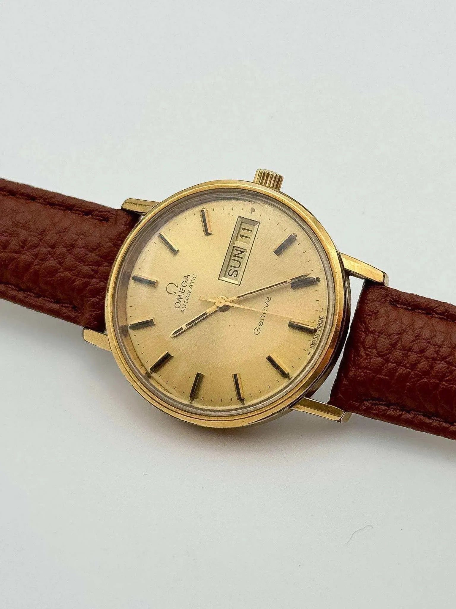 Omega - Genève Gold Plated Daydate - 1973 - Atelier Victor Paris - Vintage Watch Shop Dubai