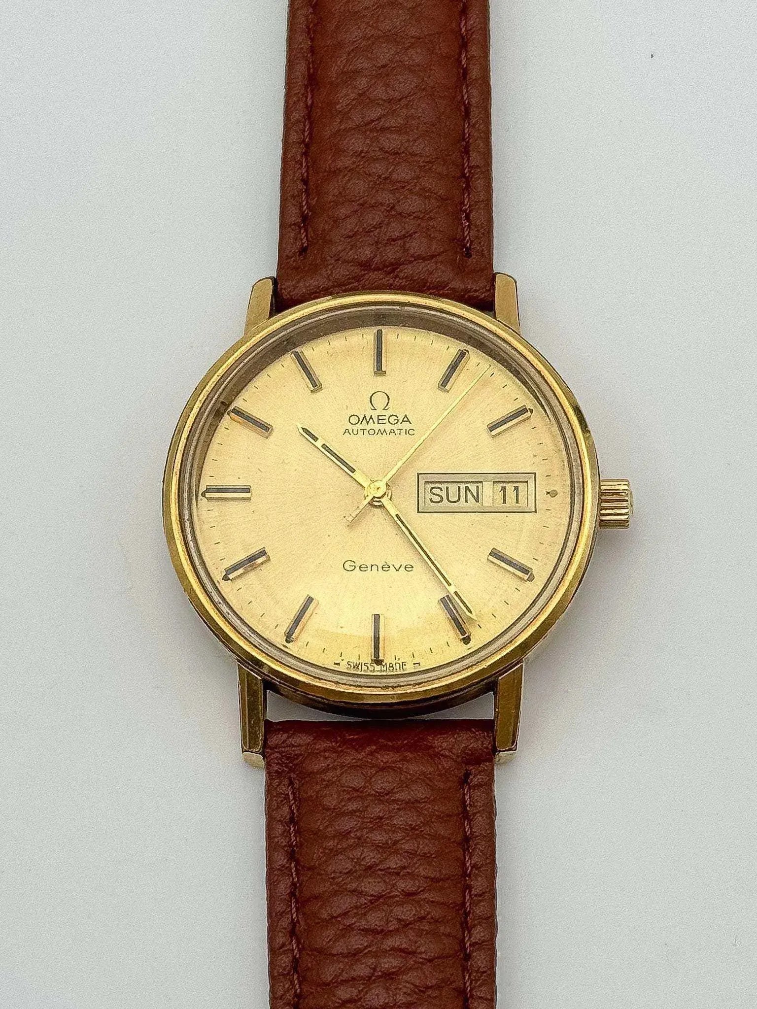 Omega - Genève Gold Plated Daydate - 1973 - Atelier Victor Paris - Vintage Watch Shop Dubai