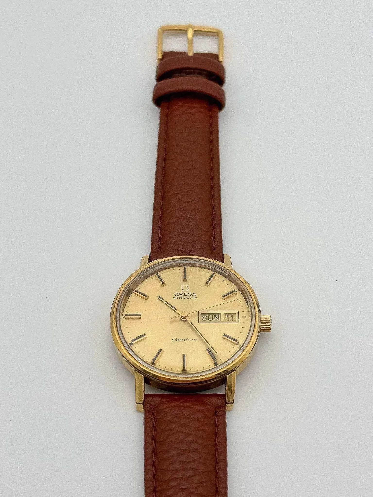 Omega - Genève Gold Plated Daydate - 1973 - Atelier Victor Paris - Vintage Watch Shop Dubai