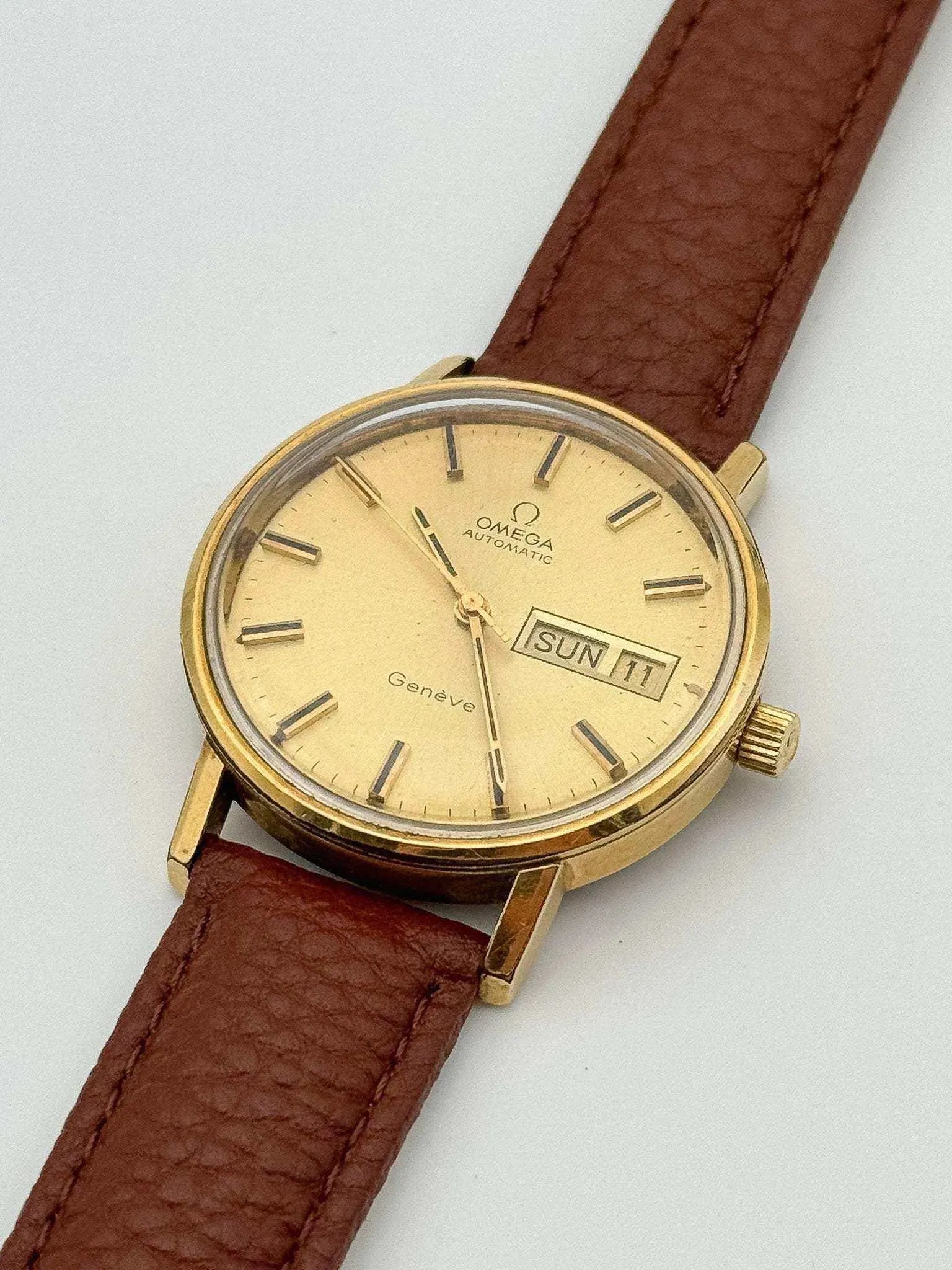 Omega - Genève Gold Plated Daydate - 1973 - Atelier Victor Paris - Vintage Watch Shop Dubai