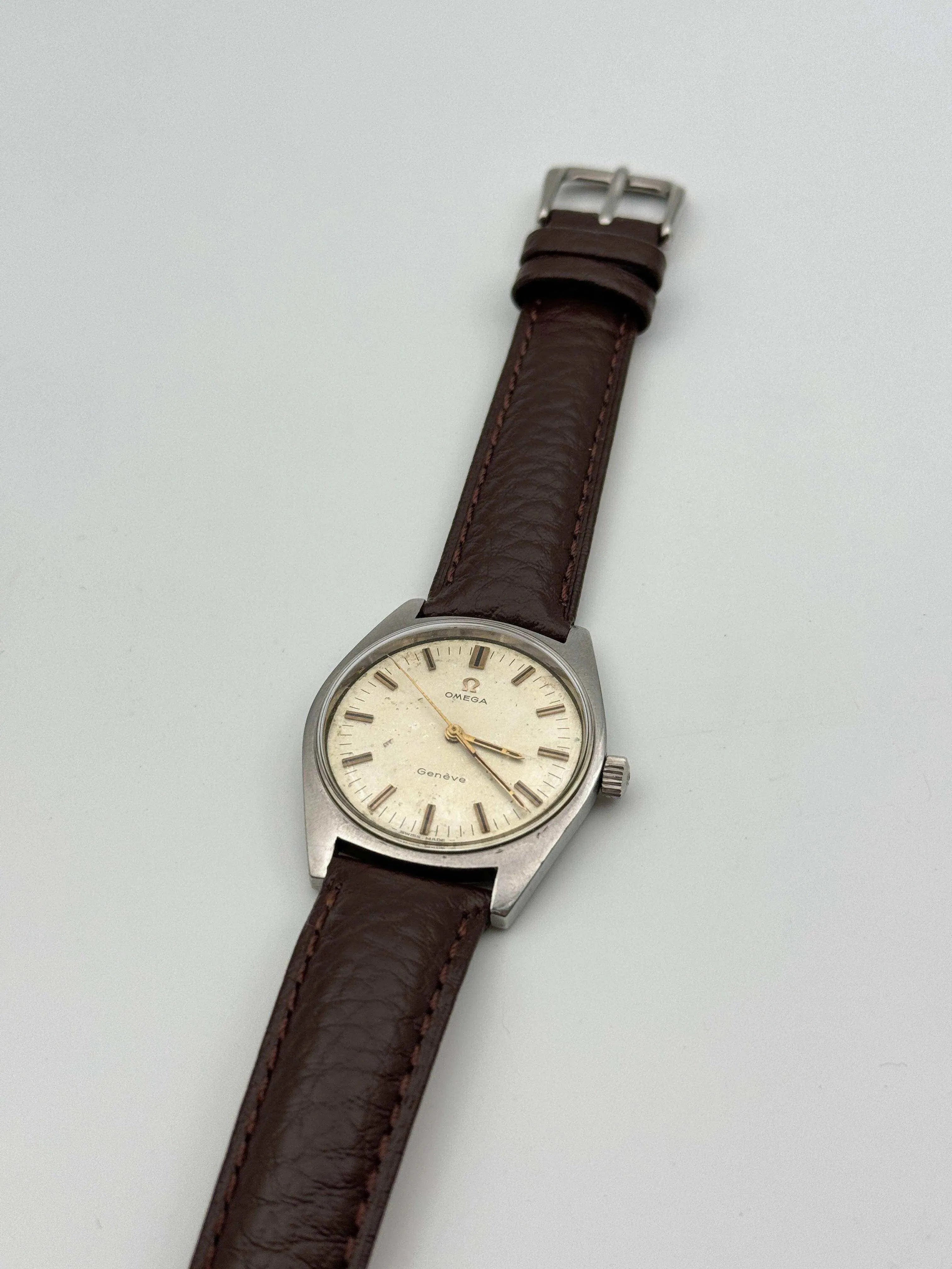 Omega - Genève Patine Index Champagne - 1969 - Atelier Victor Paris - Vintage Watch Shop Dubai