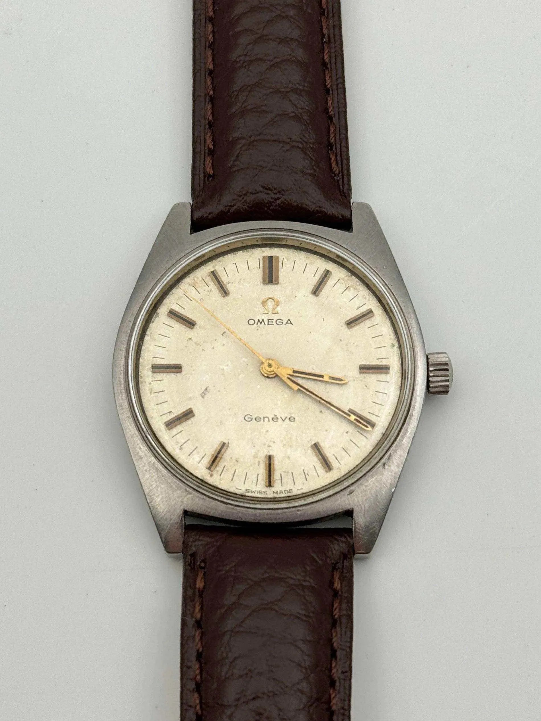 Omega - Genève Patine Index Champagne - 1969 - Atelier Victor Paris - Vintage Watch Shop Dubai