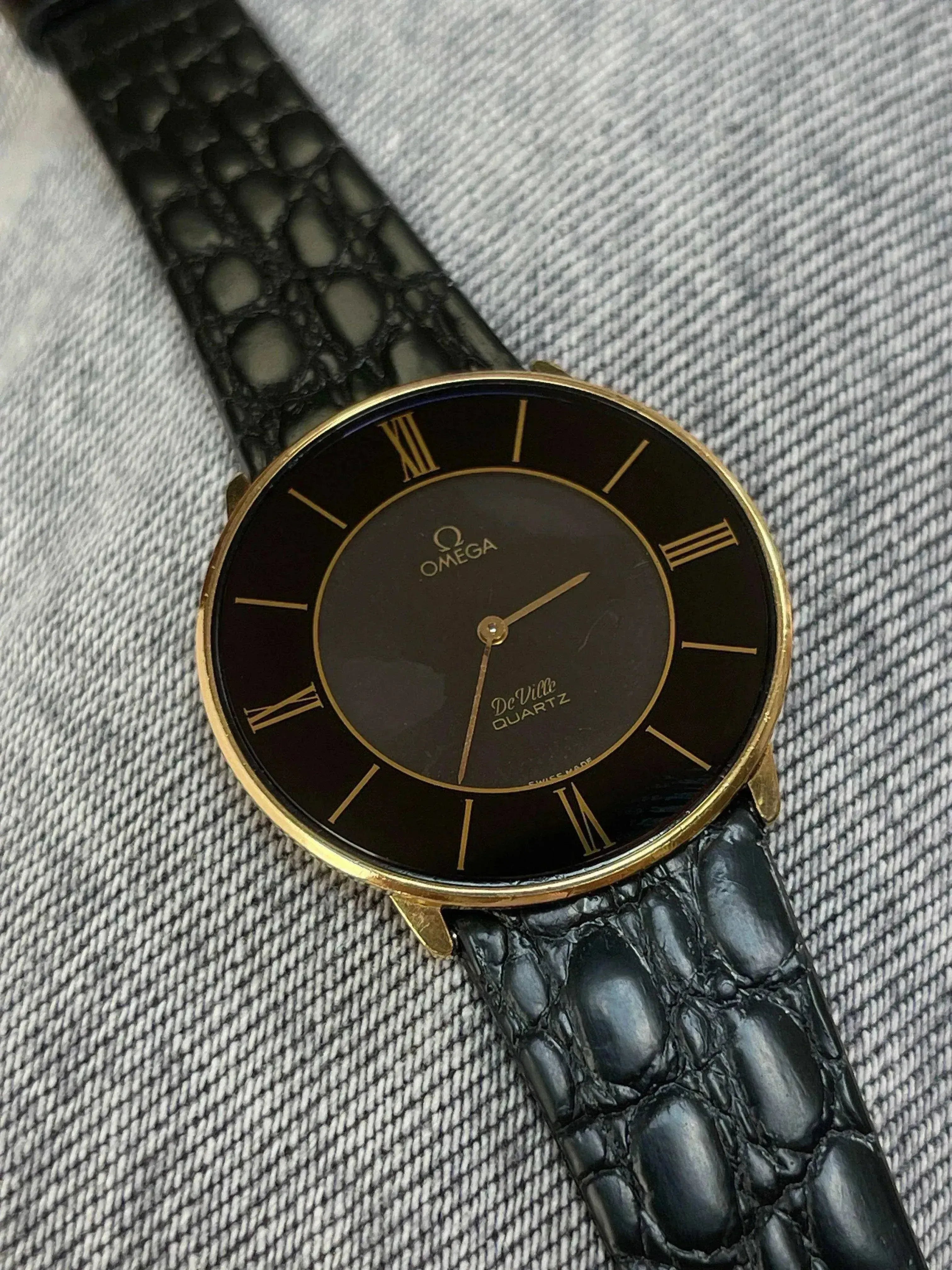 Omega - Onyx Clock Dial - 1980 - Atelier Victor