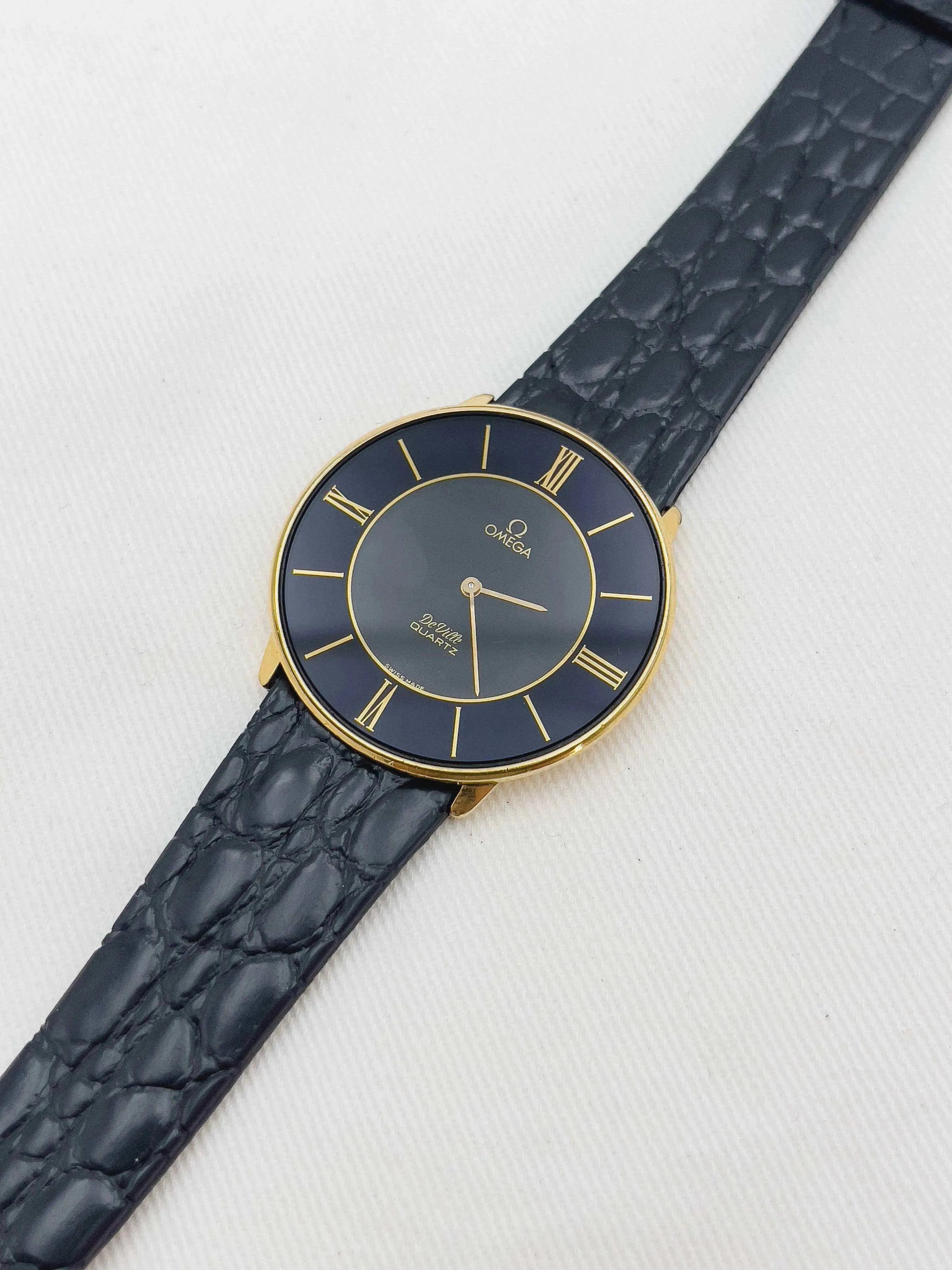 Omega - Onyx Clock Dial - 1980 - Atelier Victor Paris - Vintage Watch Shop Dubai