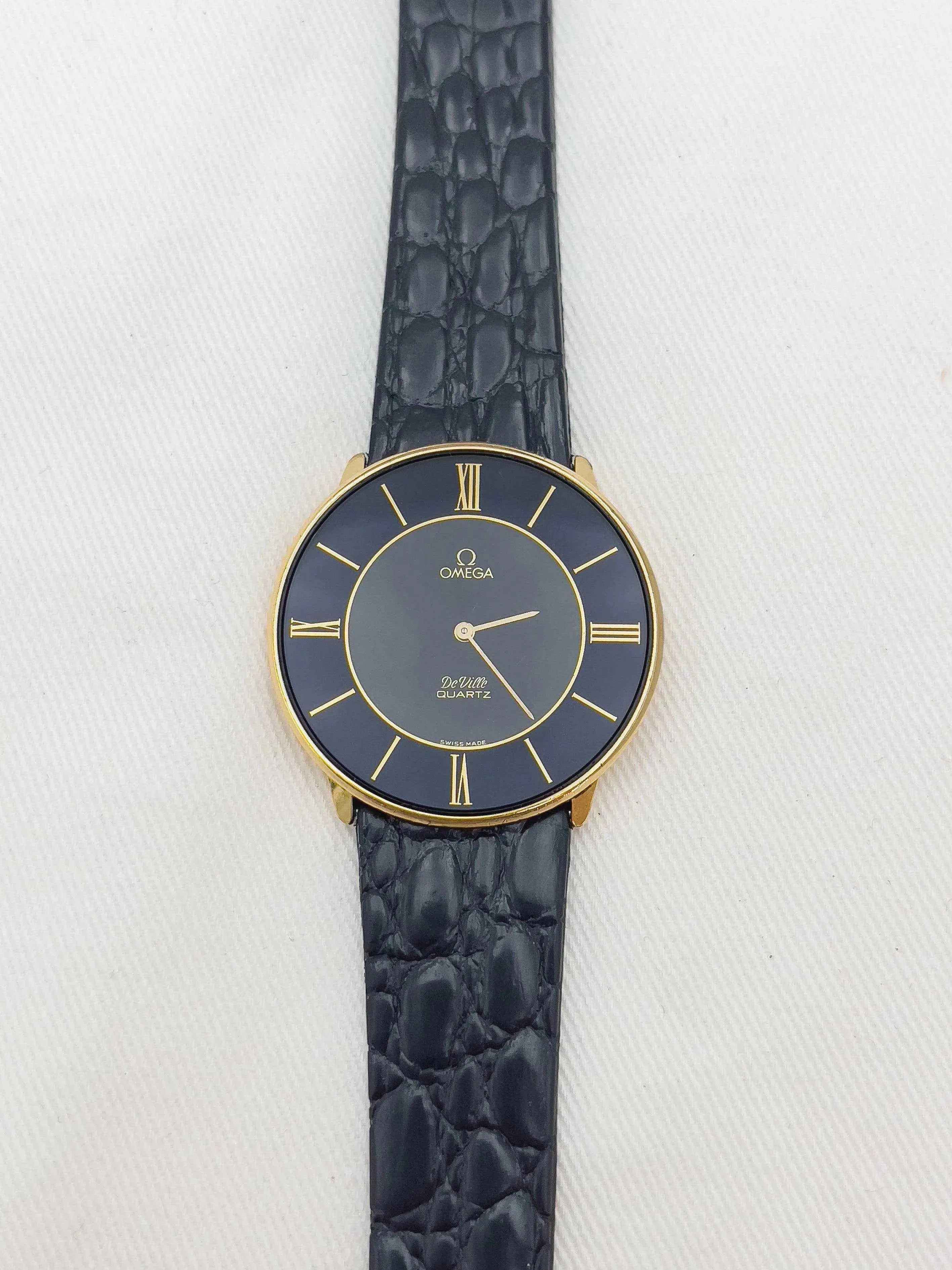 Omega - Onyx Clock Dial - 1980 - Atelier Victor Paris - Vintage Watch Shop Dubai