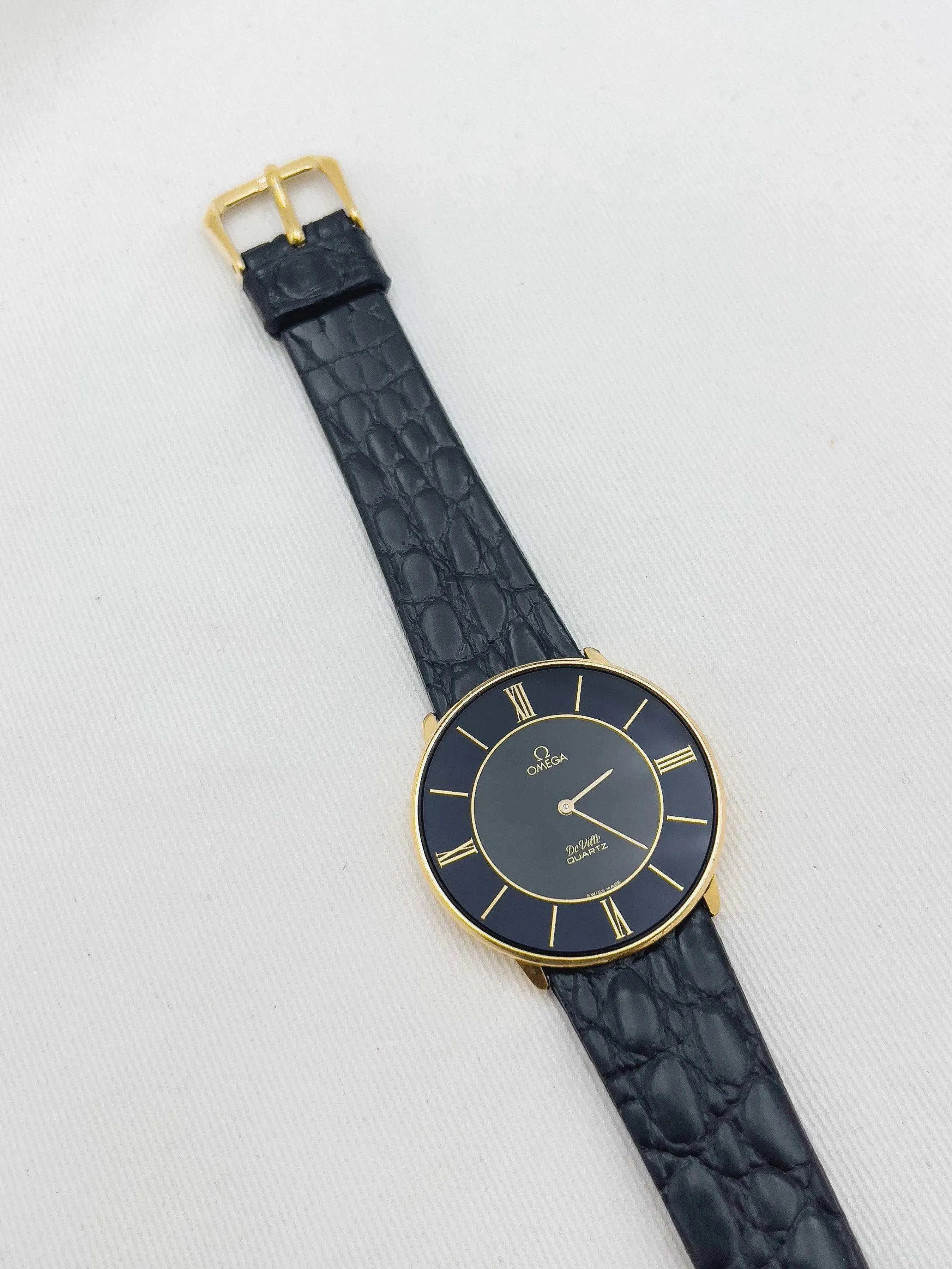Omega - Onyx Clock Dial - 1980 - Atelier Victor Paris - Vintage Watch Shop Dubai